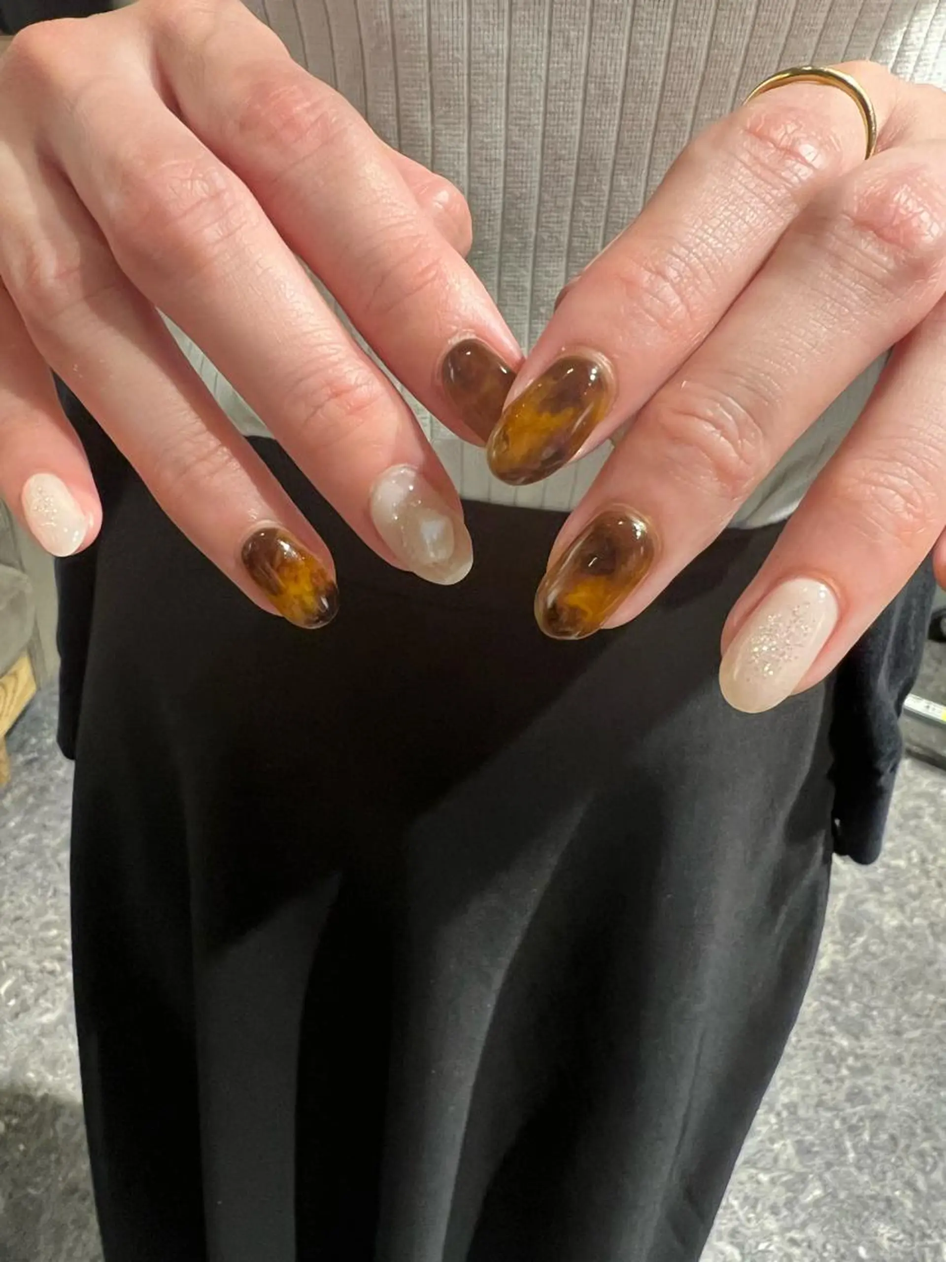 セミロング ネイル ヘアメイクネイリスト 💄💅hidemiのヘアスタイル