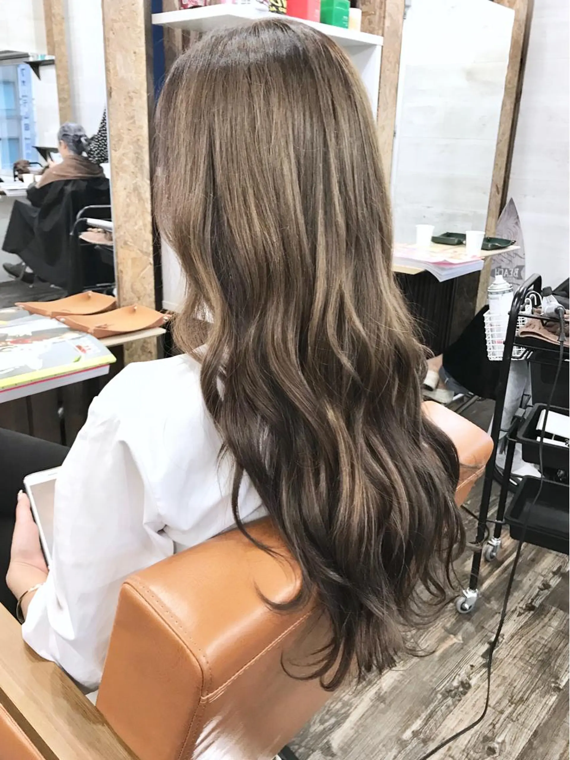 ロング カラー カット ヘアカラー トリートメント プチプラ&ハイクオ リティ✰Lilly✰のヘアスタイル