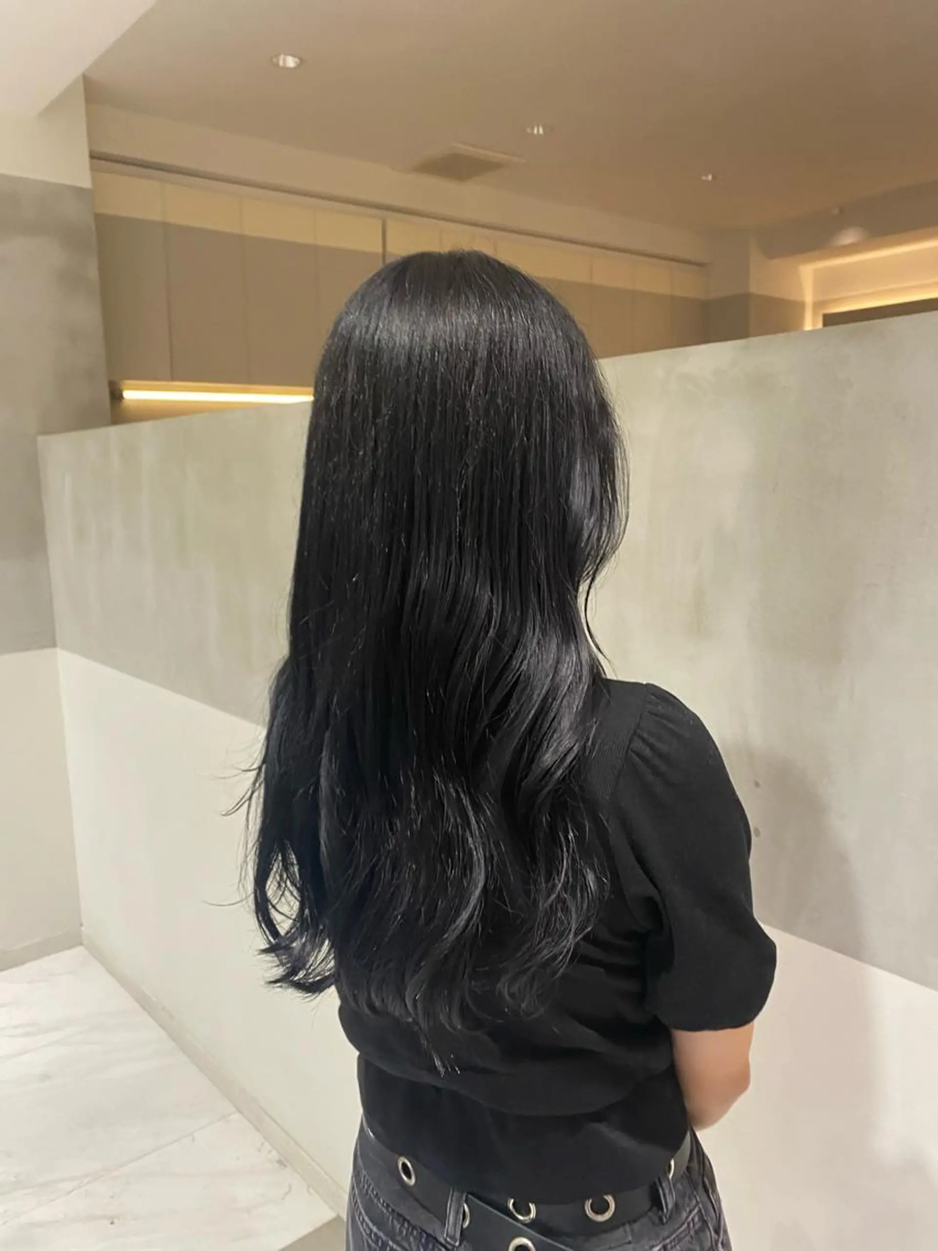 ロング カラー ヘアカラー トリートメント ナチュラル/韓国💎 haruka 💎のヘアスタイル