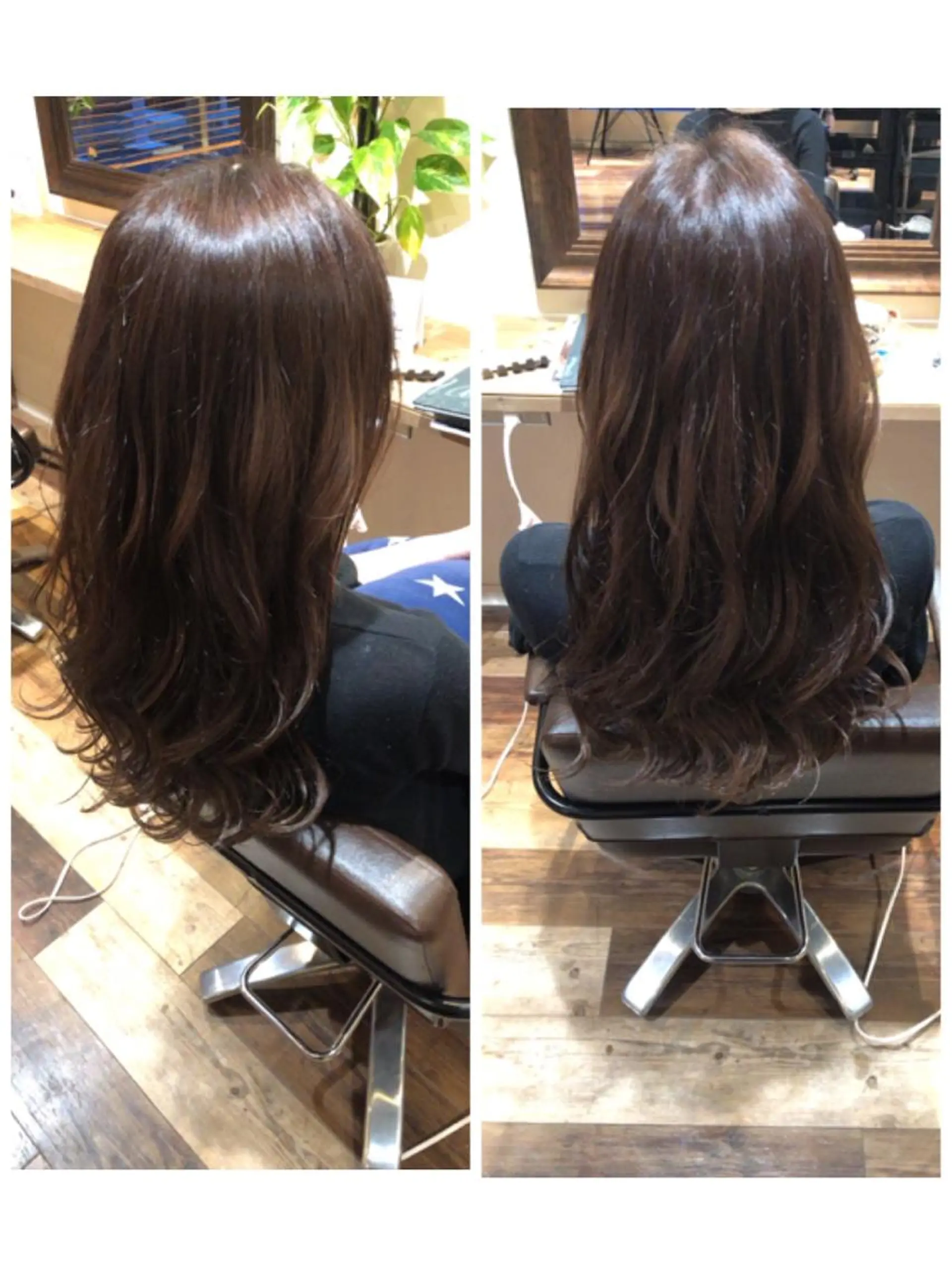 ロング カラー 品田 真里のヘアスタイル