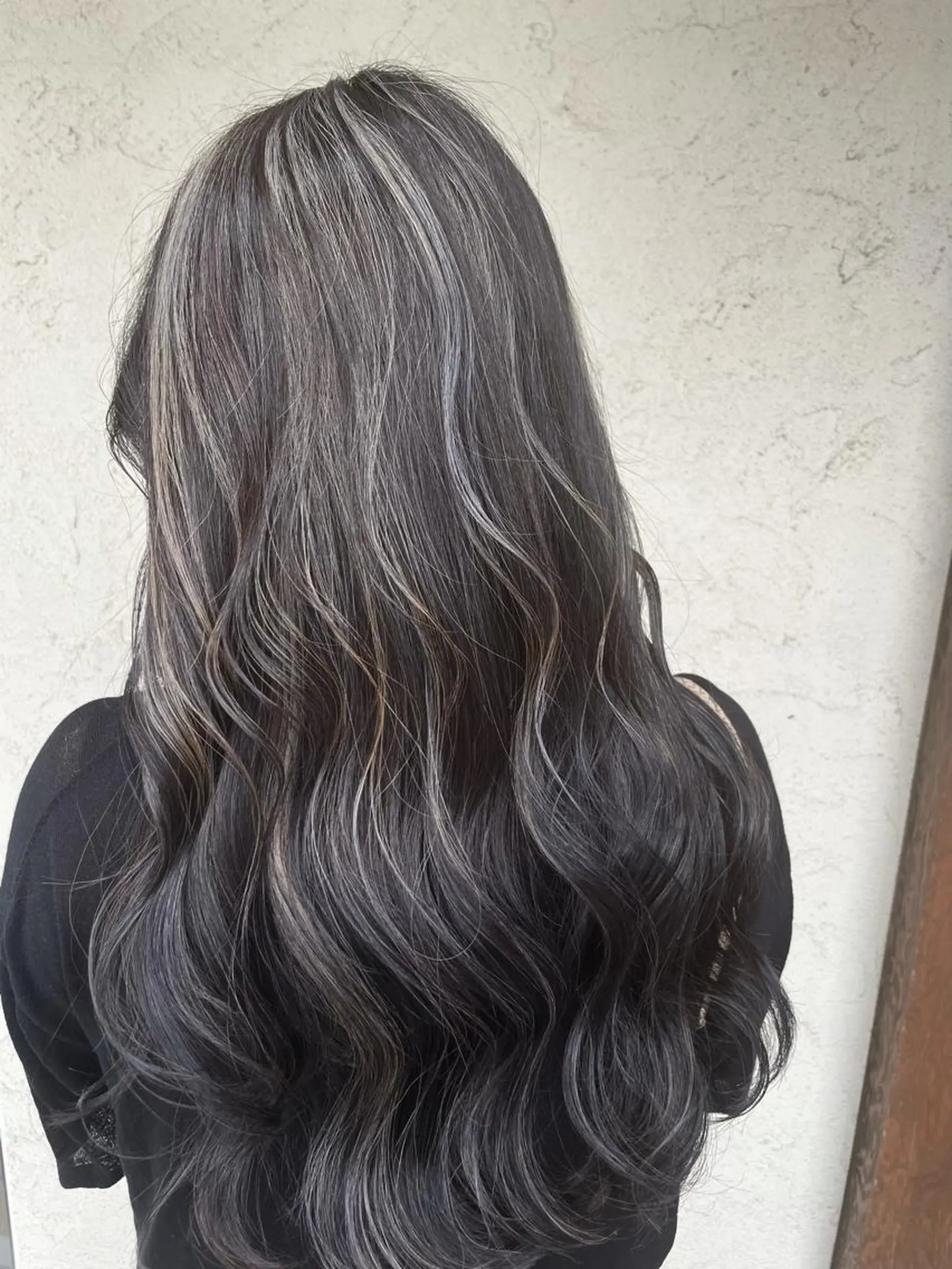 ロング カット エクステ しもかわ かほのヘアスタイル