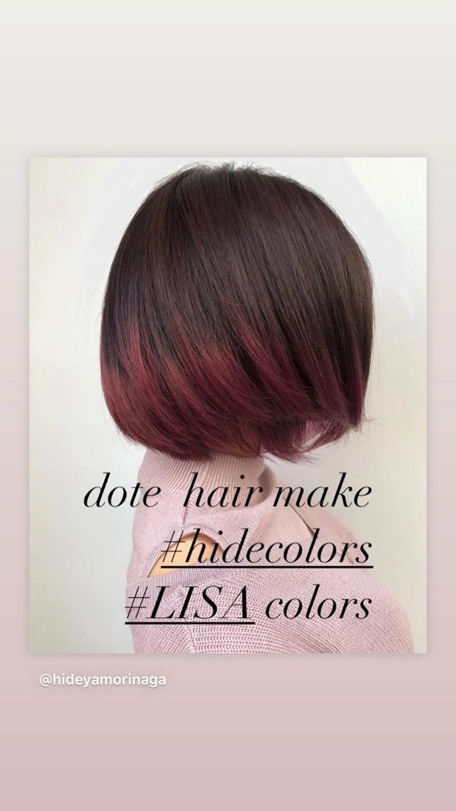 ショート ボブ ドラマ大好き 美容師hideyaのヘアスタイル