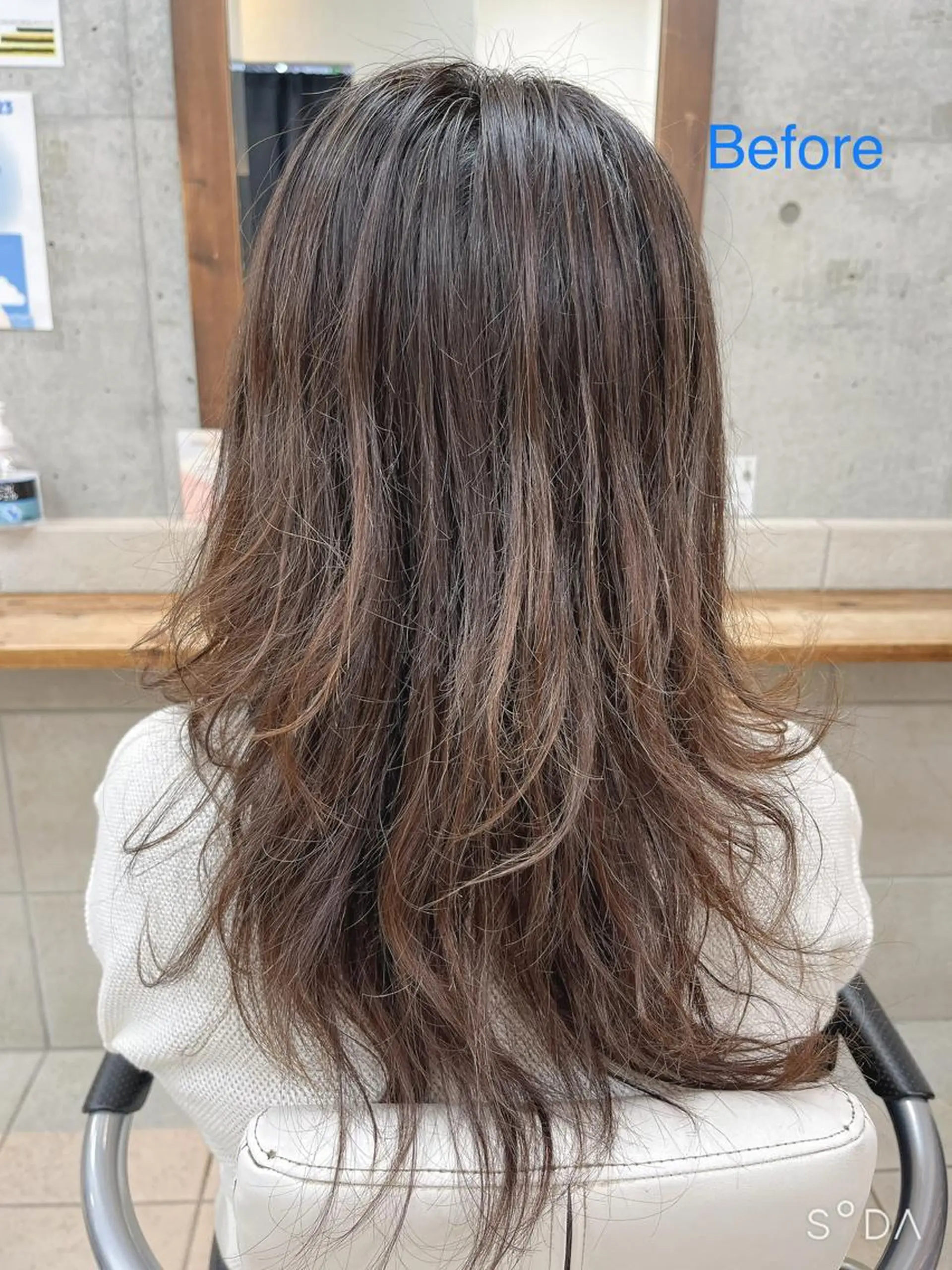 ロング カラー たなか なおのヘアスタイル