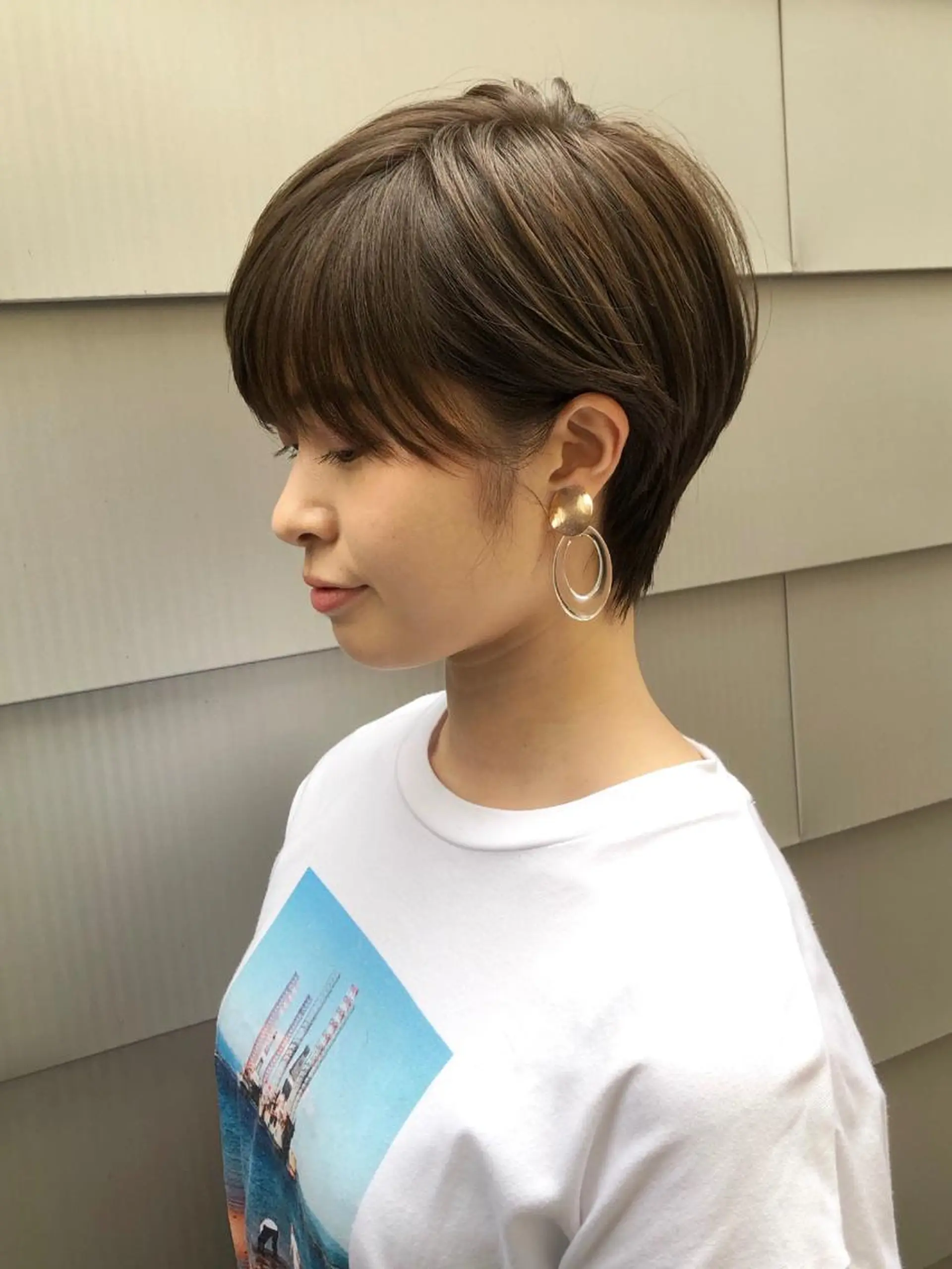 ショート カラー くびれヘア ショートヘア カット ヘアカラー トリートメント 似合わせ/小顔カット 🔷山方直也のヘアスタイル