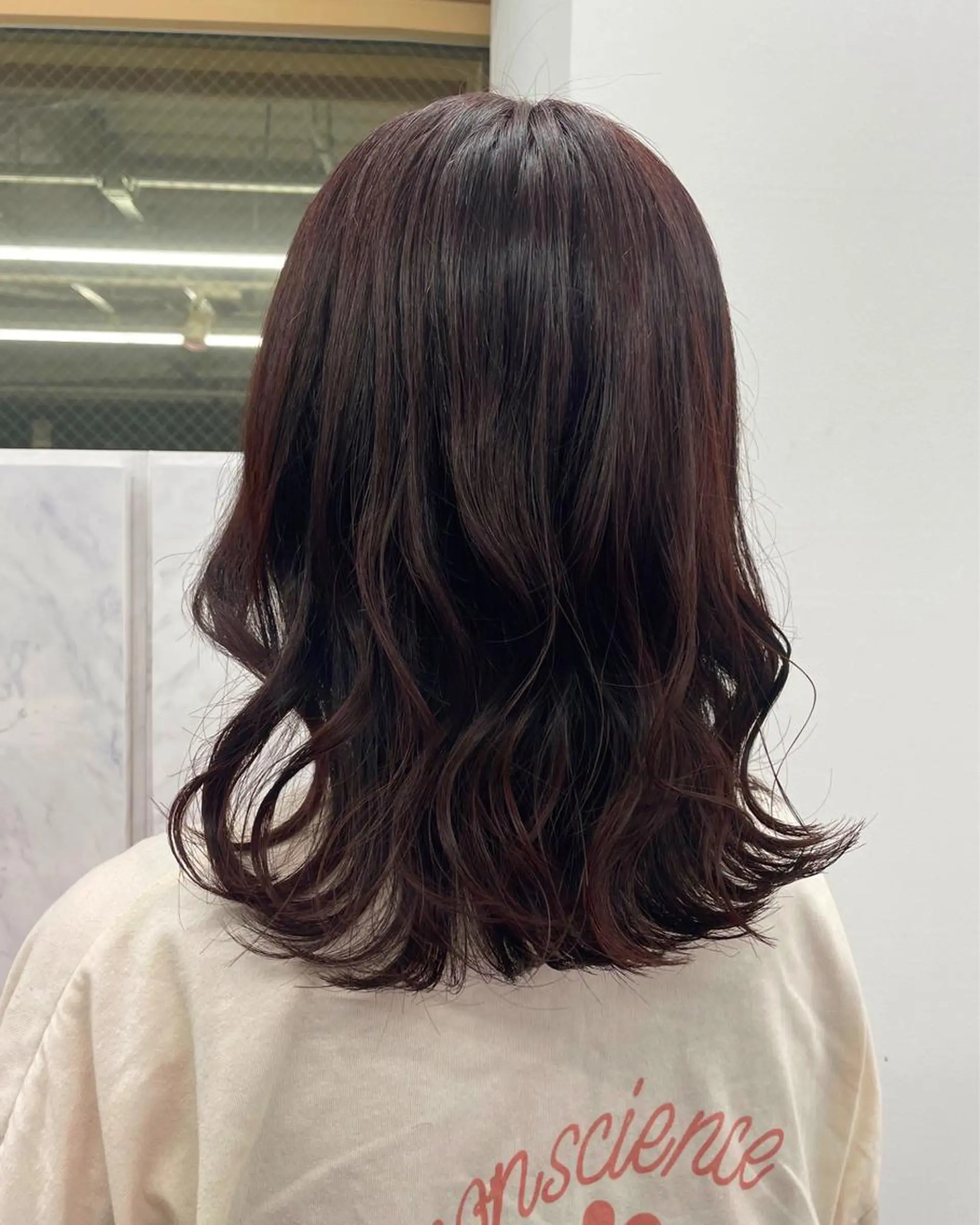 ミディアム カラー ブラウンカラー レッドカラー レッドブラウン カット ヘアカラー エクステ 🎀プルエクステ みまひかる🎀のヘアスタイル