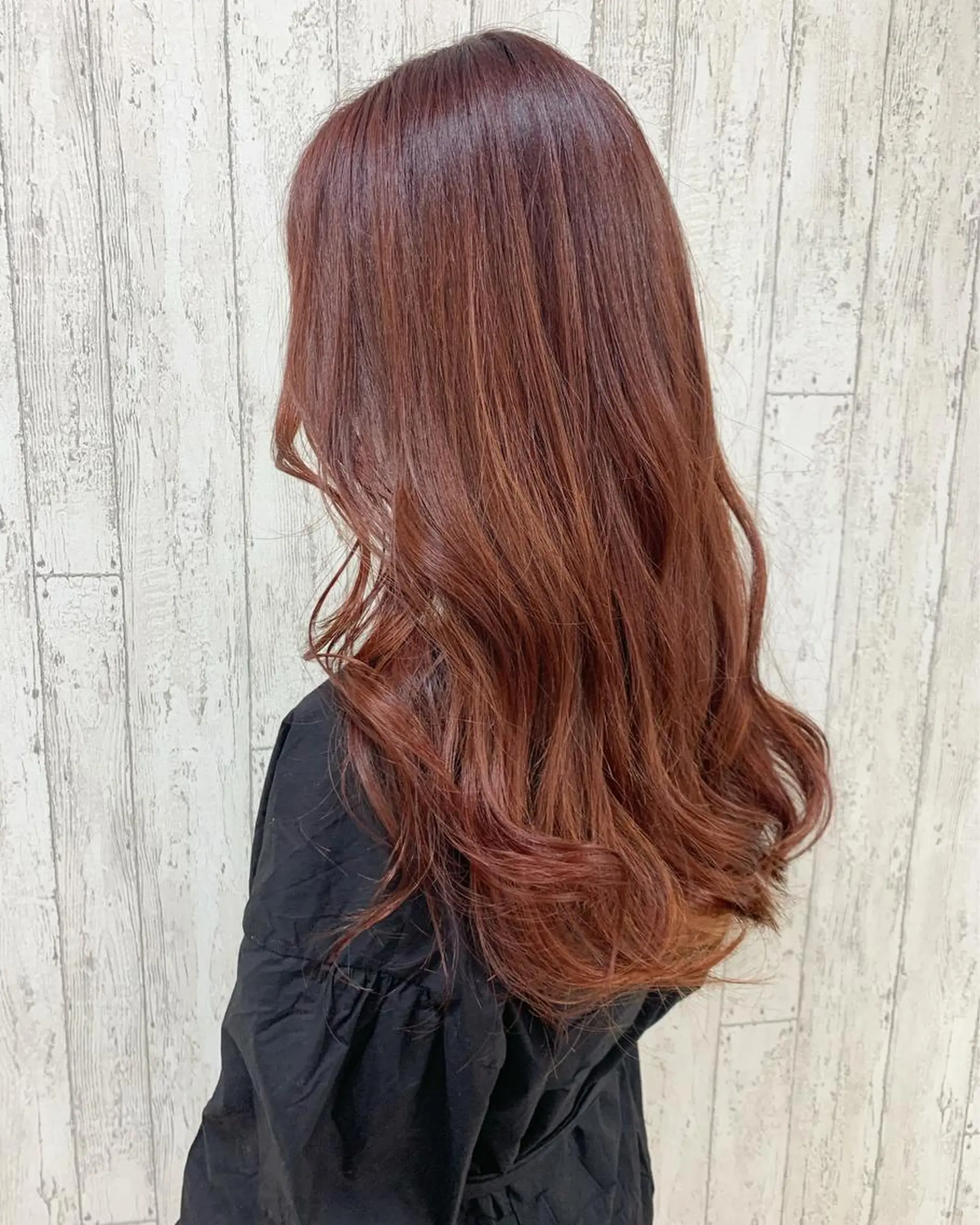 ロング カラー 立川 奈那子のヘアスタイル