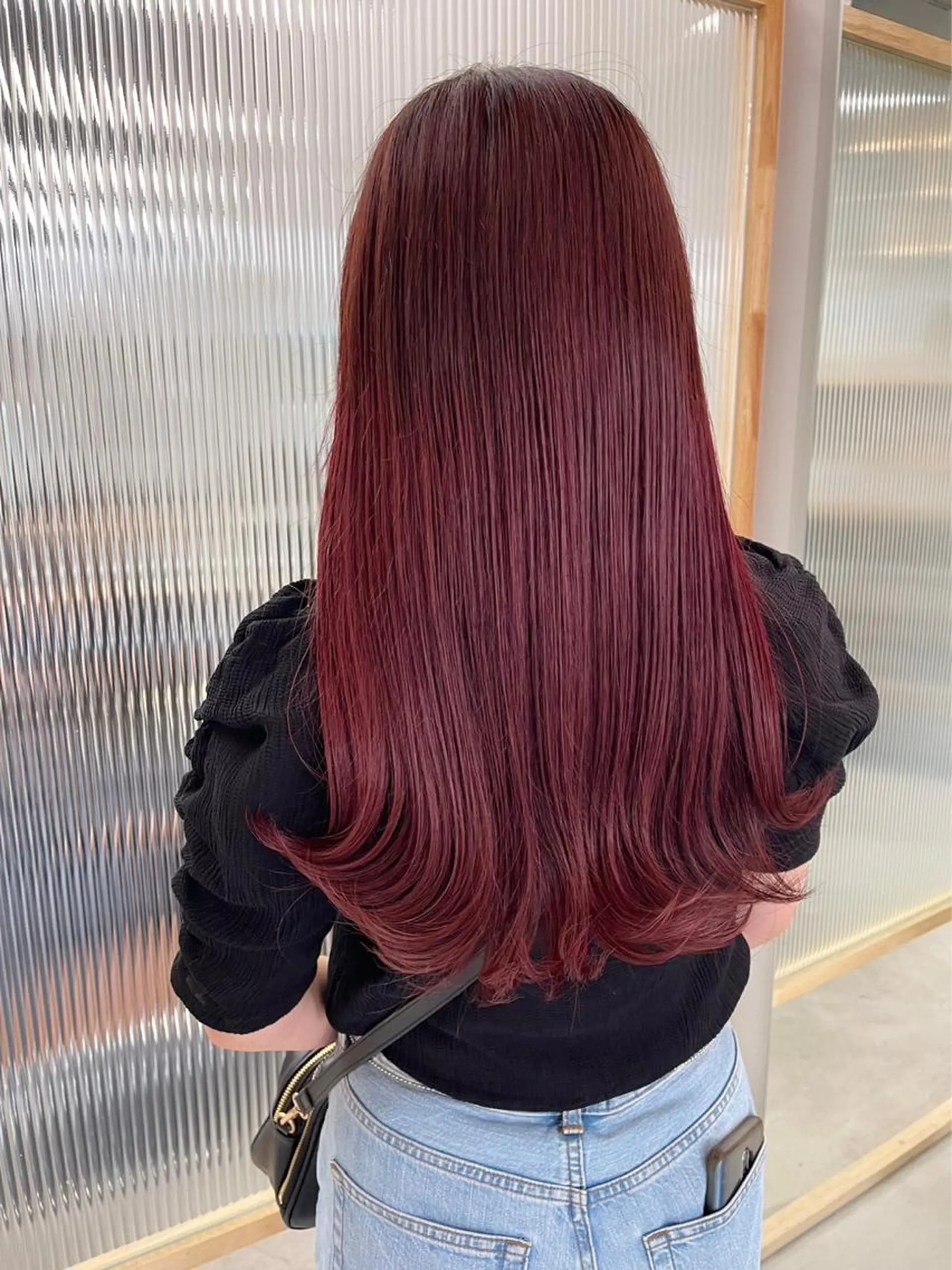 カラー カットパーマモデル 山中 遥のヘアスタイル