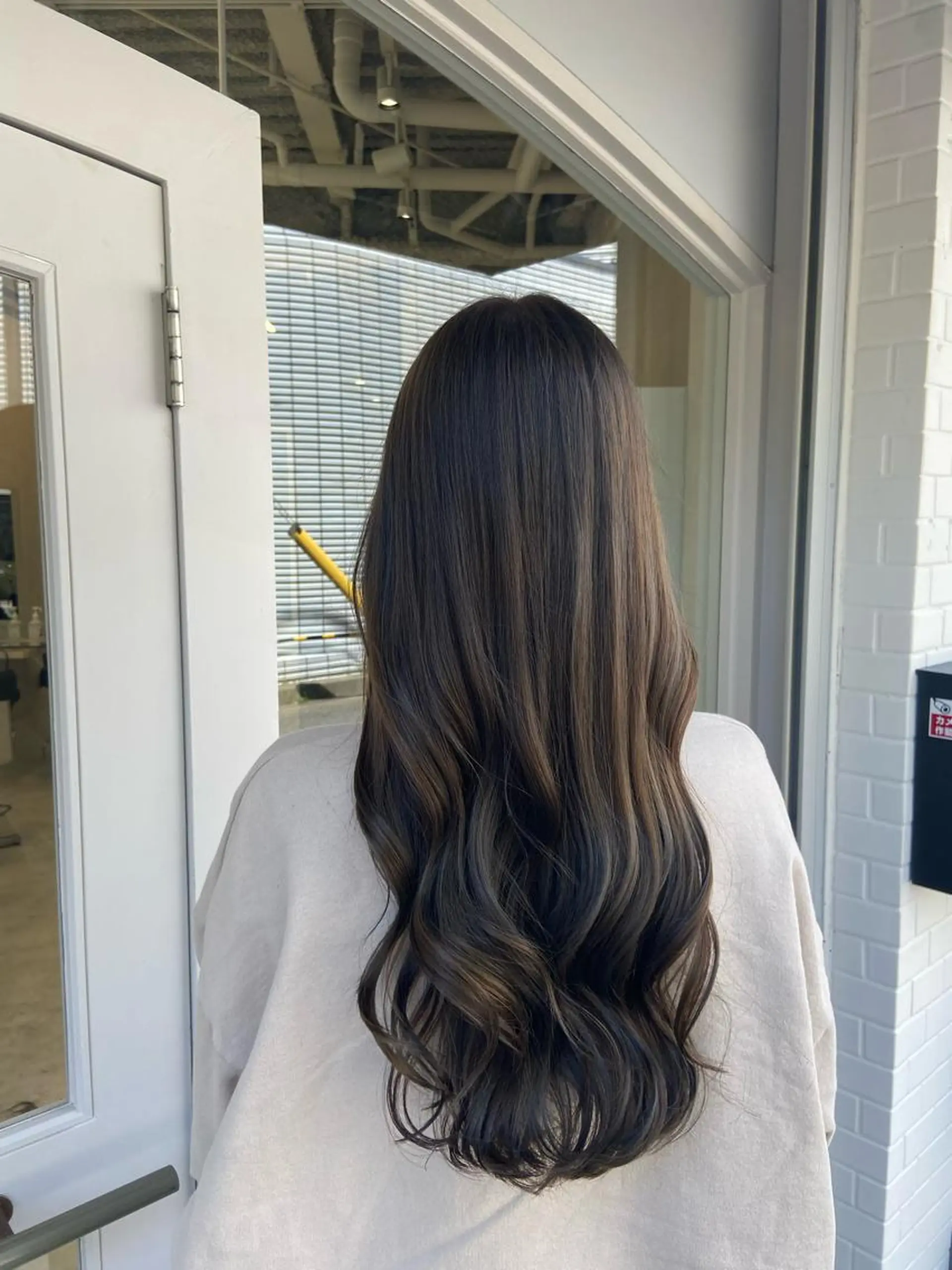 ロング カット ヘアカラー トリートメント 川本 あゆのヘアスタイル