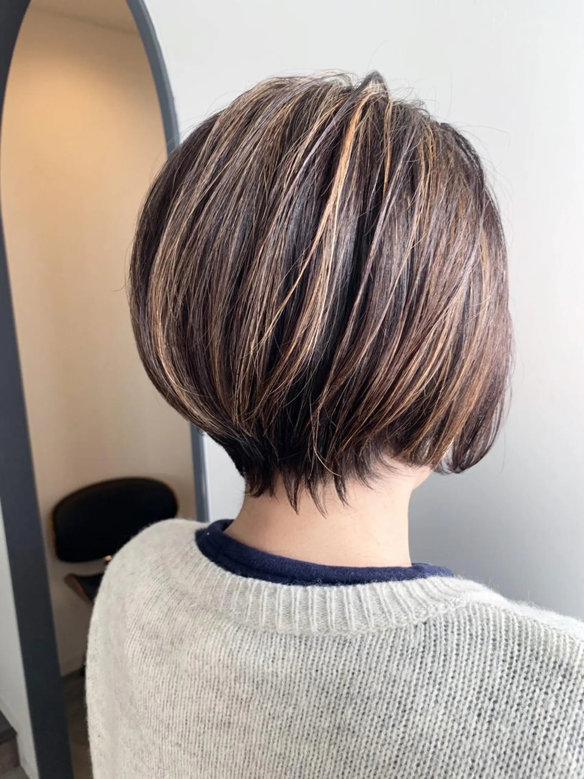 ショート ハイライト Pēji所属・松村 総のヘアスタイル