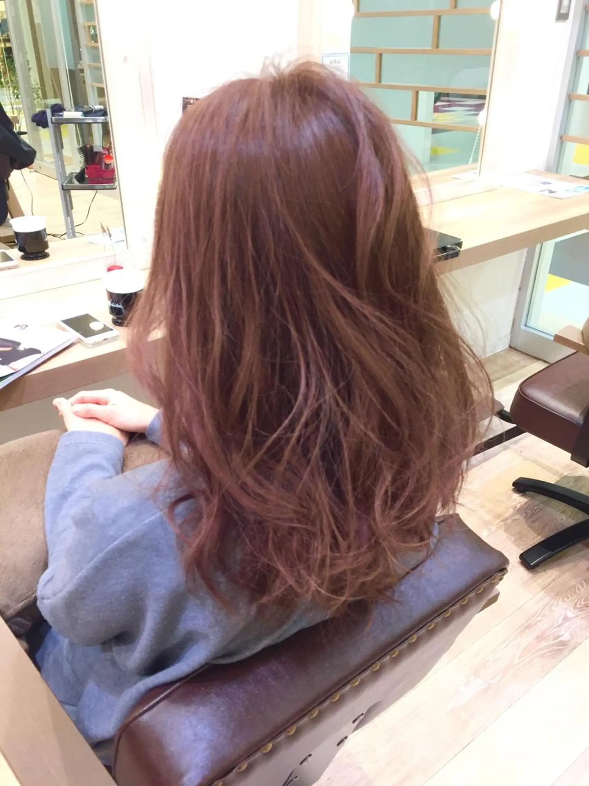 セミロング カット ヘアカラー トリートメント ✨酸性ストレート✨ 南川だいさくのヘアスタイル