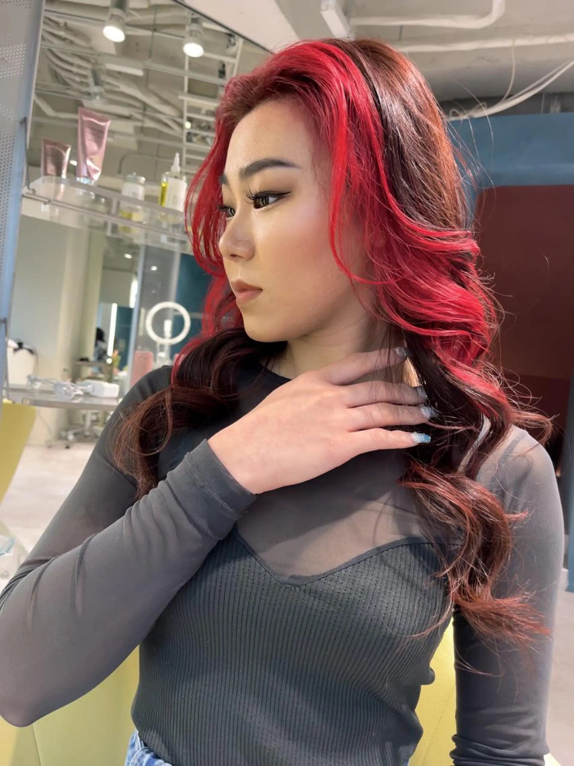 ロング カラー fuuka/ ハイトーン/海外ヘアのヘアスタイル