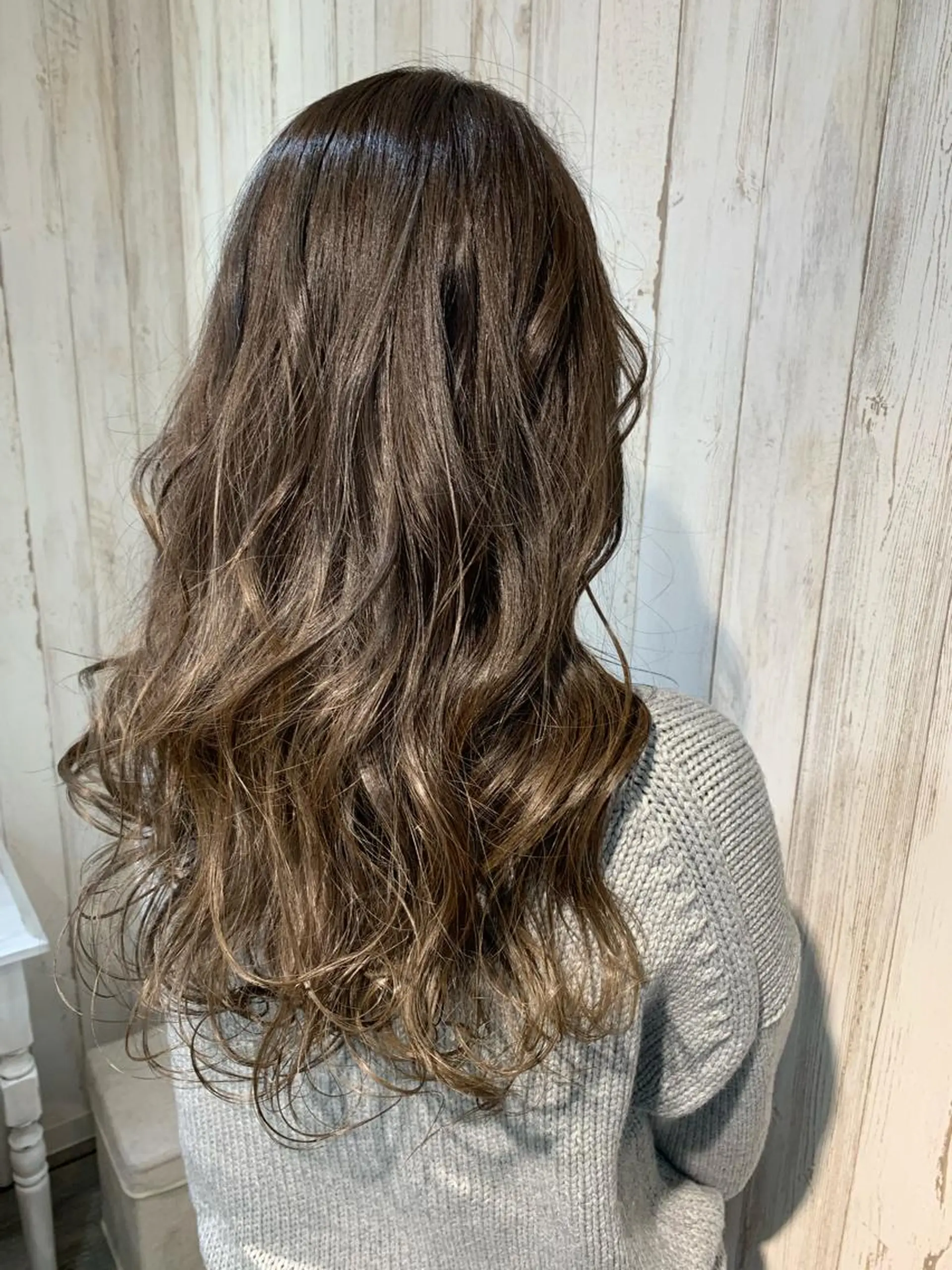 ロング カラー 心斎橋韓国ボブ 好原良真のヘアスタイル