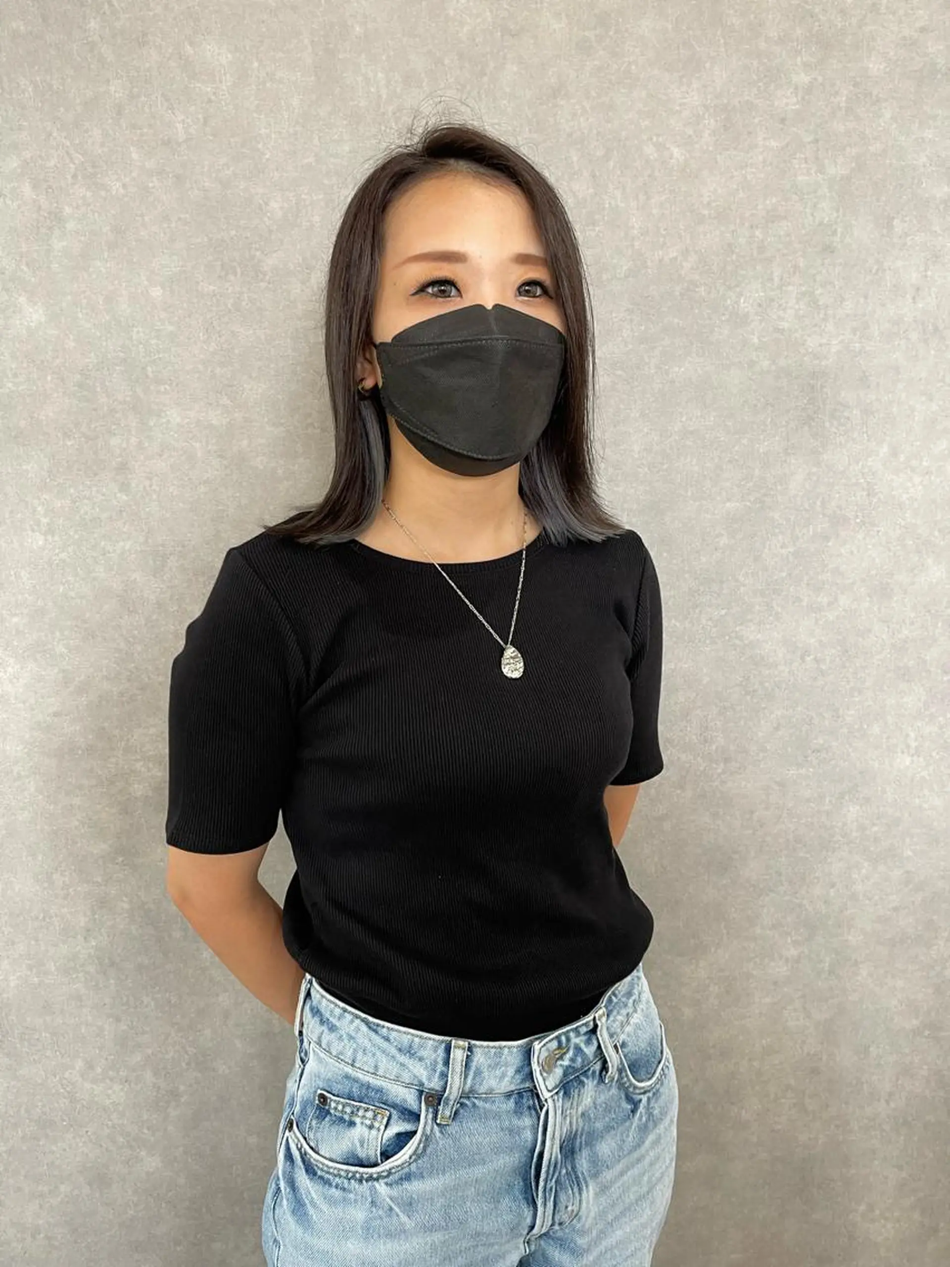 セミロング カラー ヘアカラー 一ノ瀬 暁のヘアスタイル