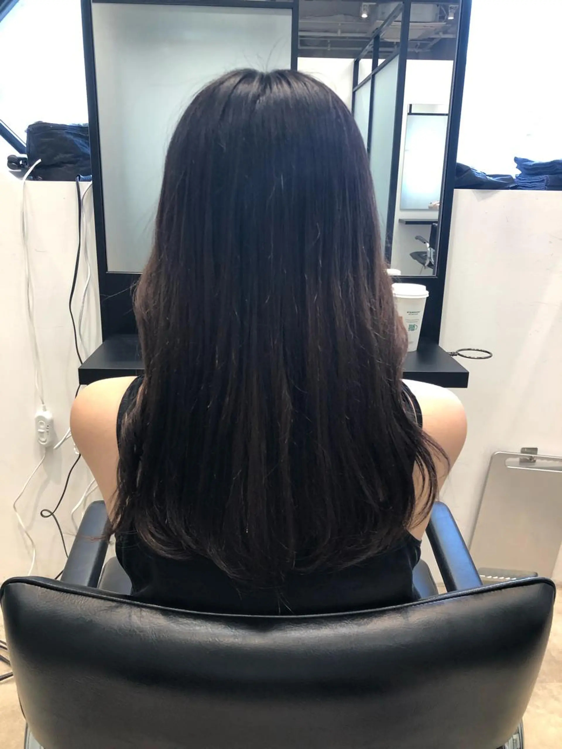 セミロング ヘアカラー トリートメント 大野 仁のヘアスタイル