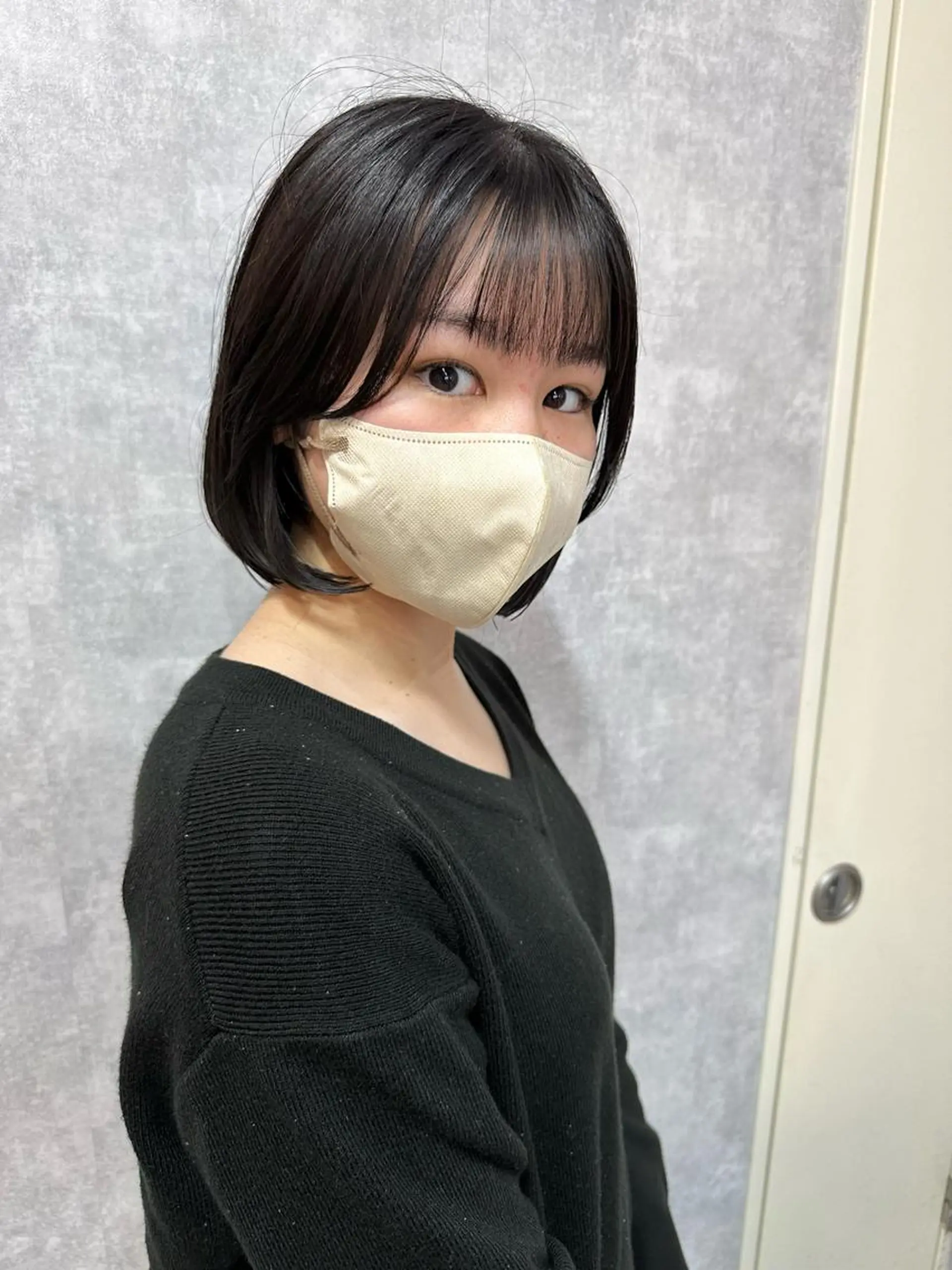 ショート 切りっぱなしボブ ショートボブ ハンサムショート 丸みショート アッシュ モテ髪/ボブ/ショー ト/アダチフウトのヘアスタイル