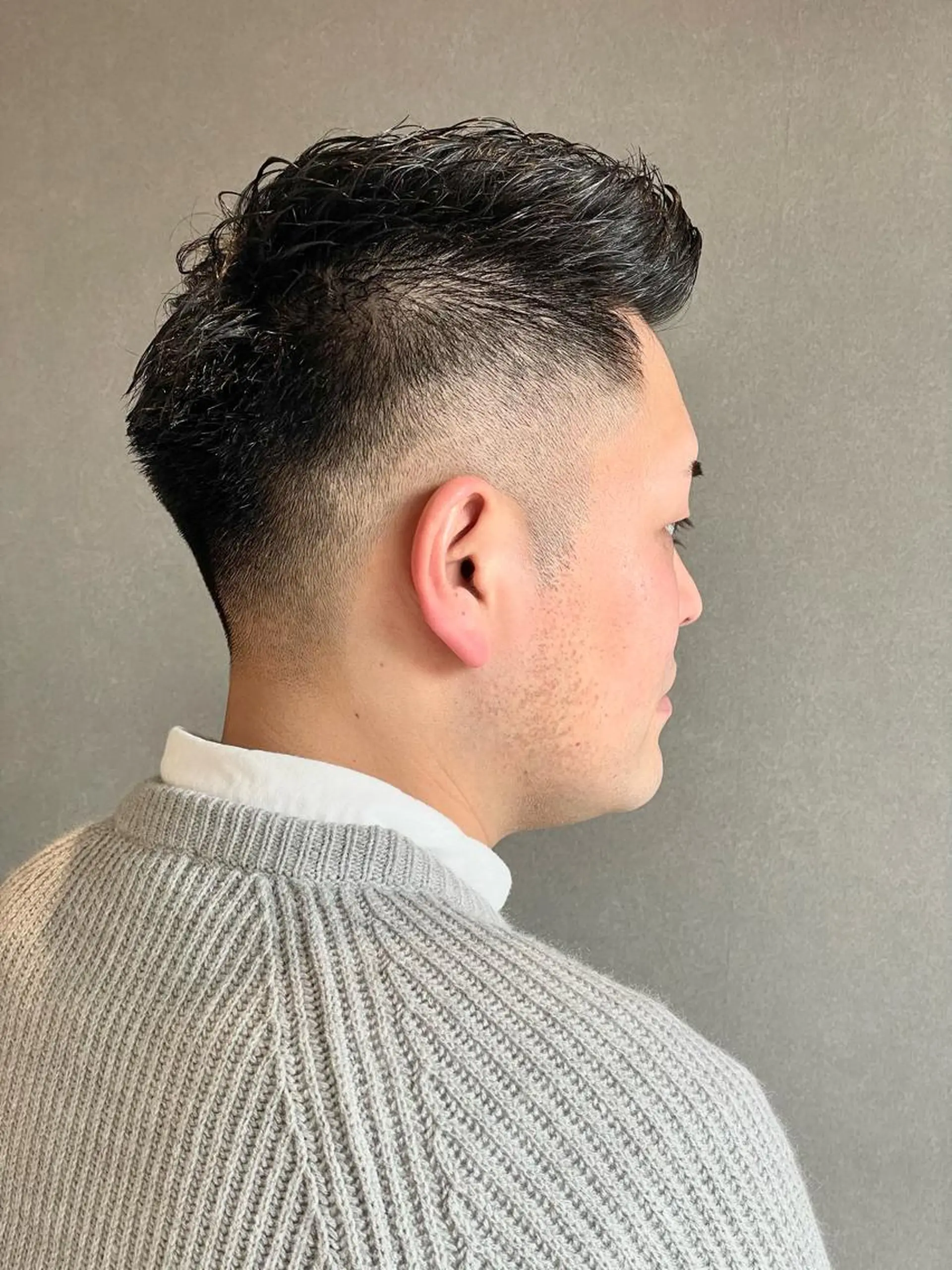 ショート メンズ フェードカット モヒカン 今野 祐香里のヘアスタイル