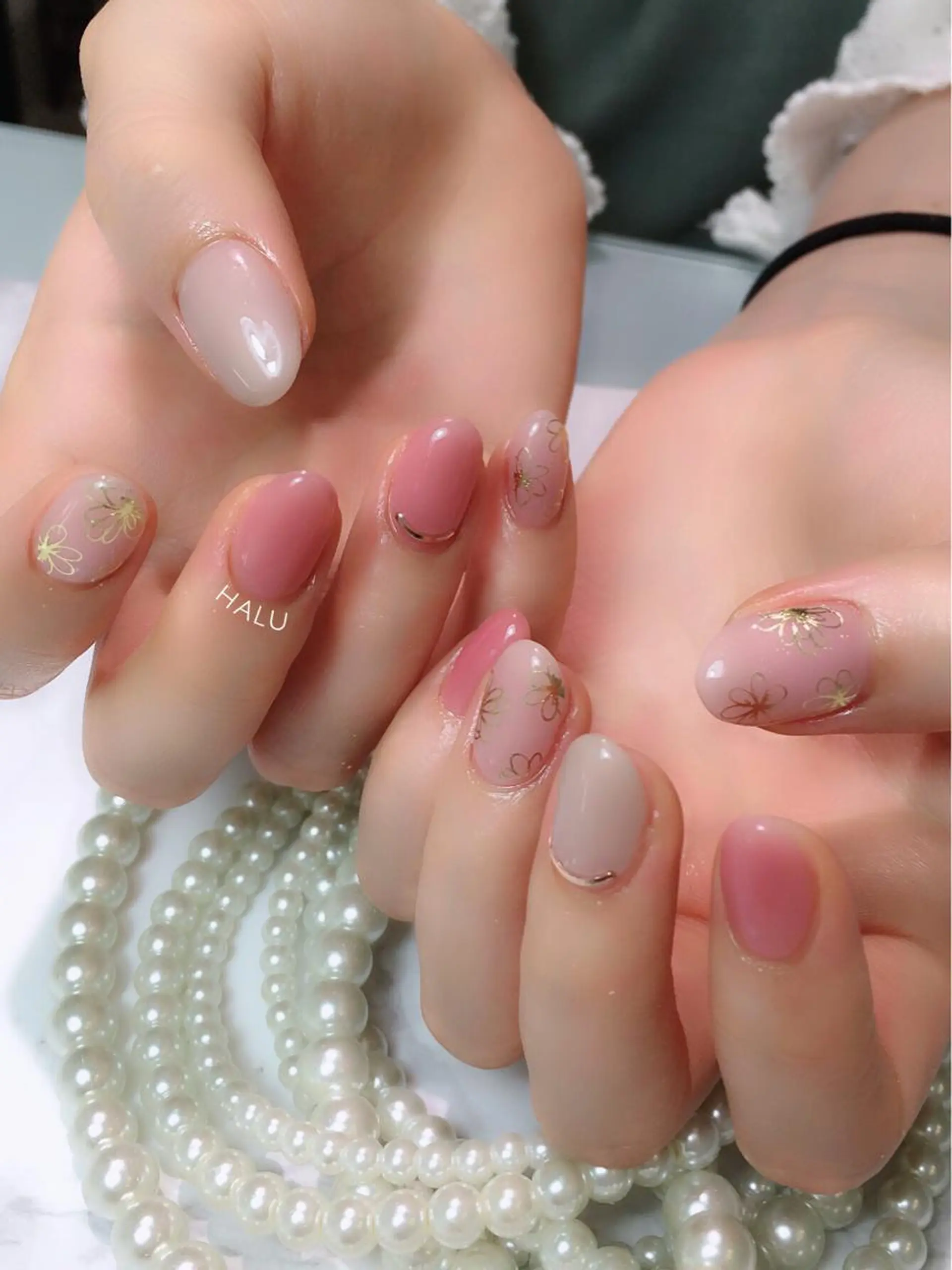 ネイル オフィスネイル HALU ハルのネイルデザイン