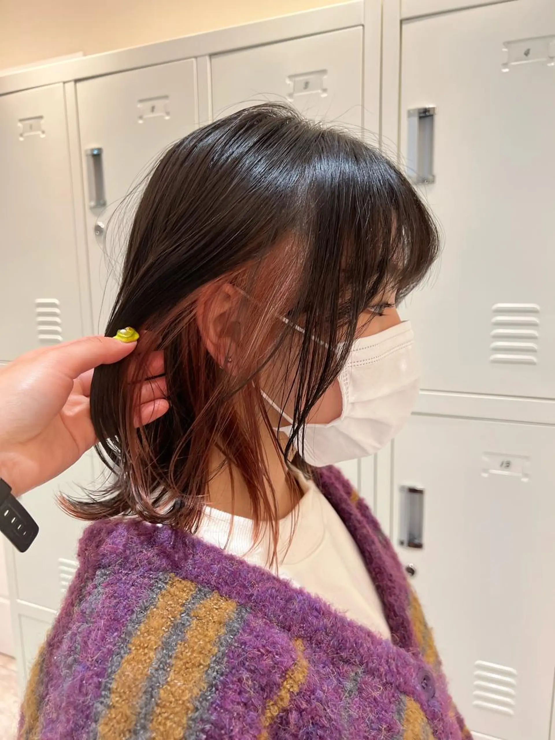 セミロング カラー ヘアカラー 🍏すがの みき🍏のヘアスタイル