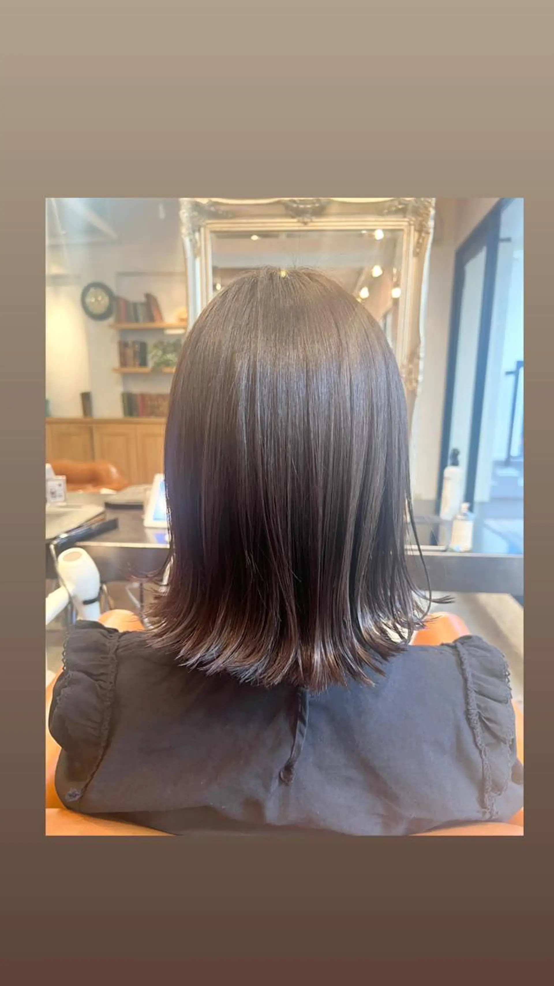 ミディアム カラー ボブ カット ヘアカラー トリートメント ハイライト/インナー /ブリーチ/レイヤーのヘアスタイル