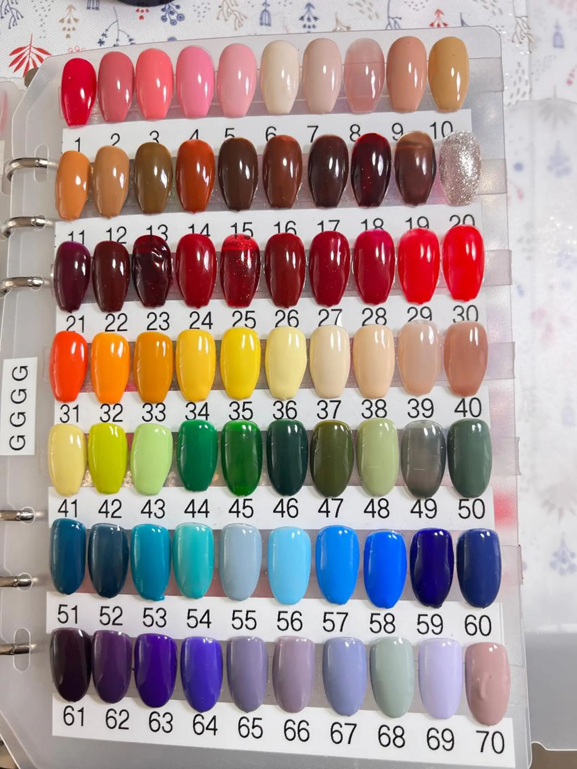 ネイル ワンカラーネイル 米澤 ハナユキのネイルデザイン