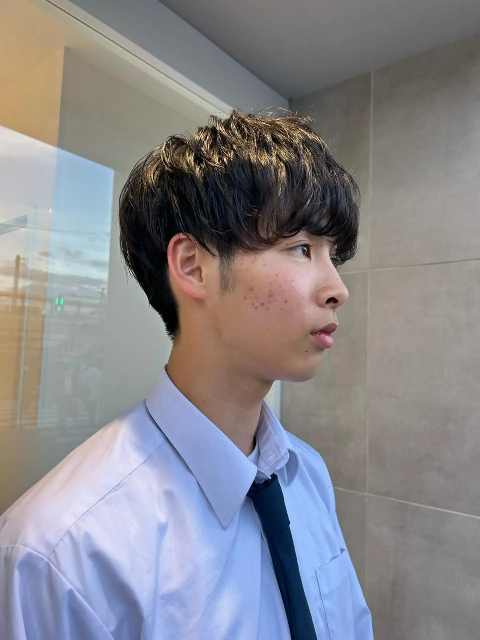 メンズ 韓国メンズ特化 パーマSatskiのヘアスタイル