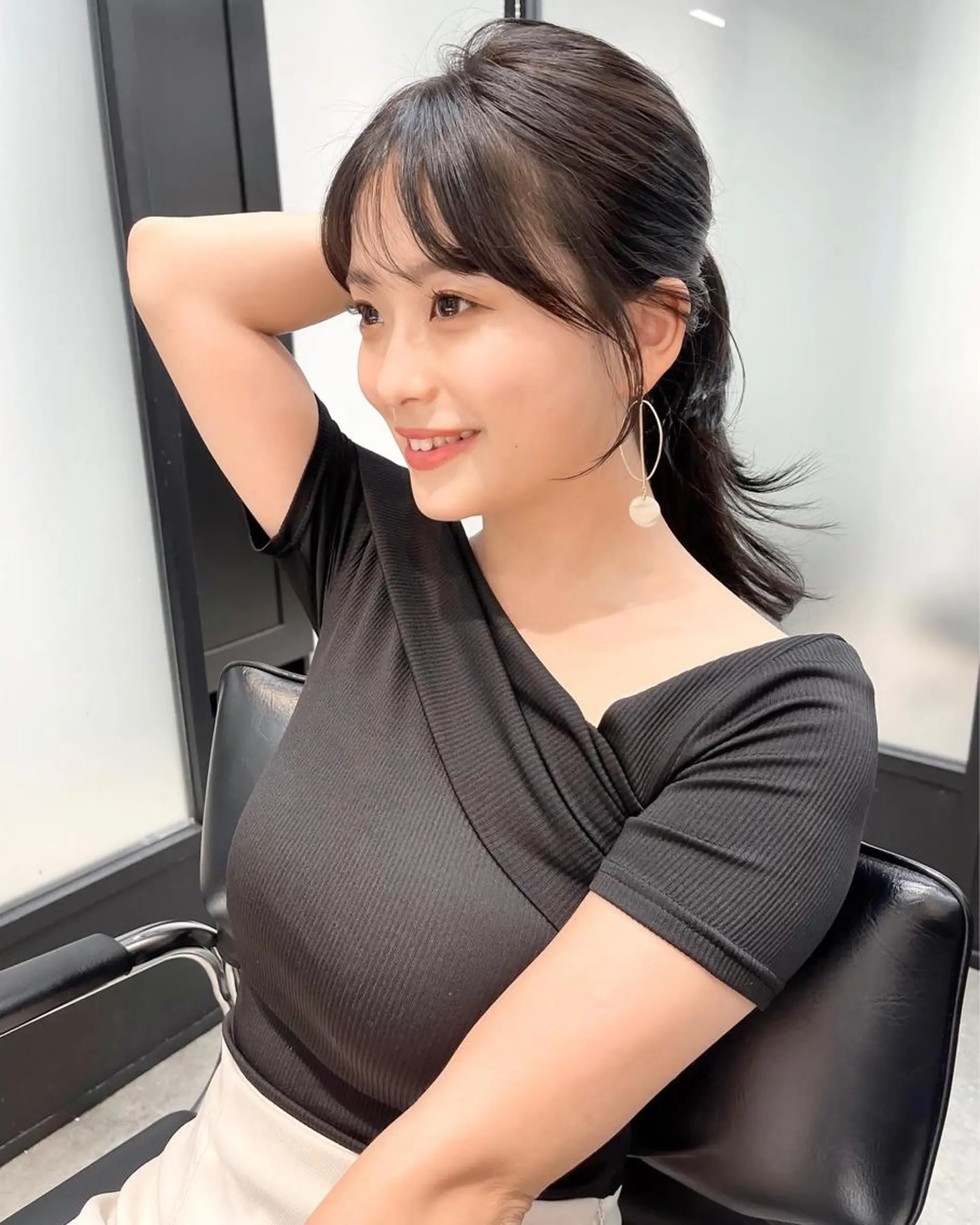 ロング 韓国風ヘア レイヤーカット カット ヘアカラー トリートメント 韓国レイヤーカット 髪質改善▫️水野有真のヘアスタイル