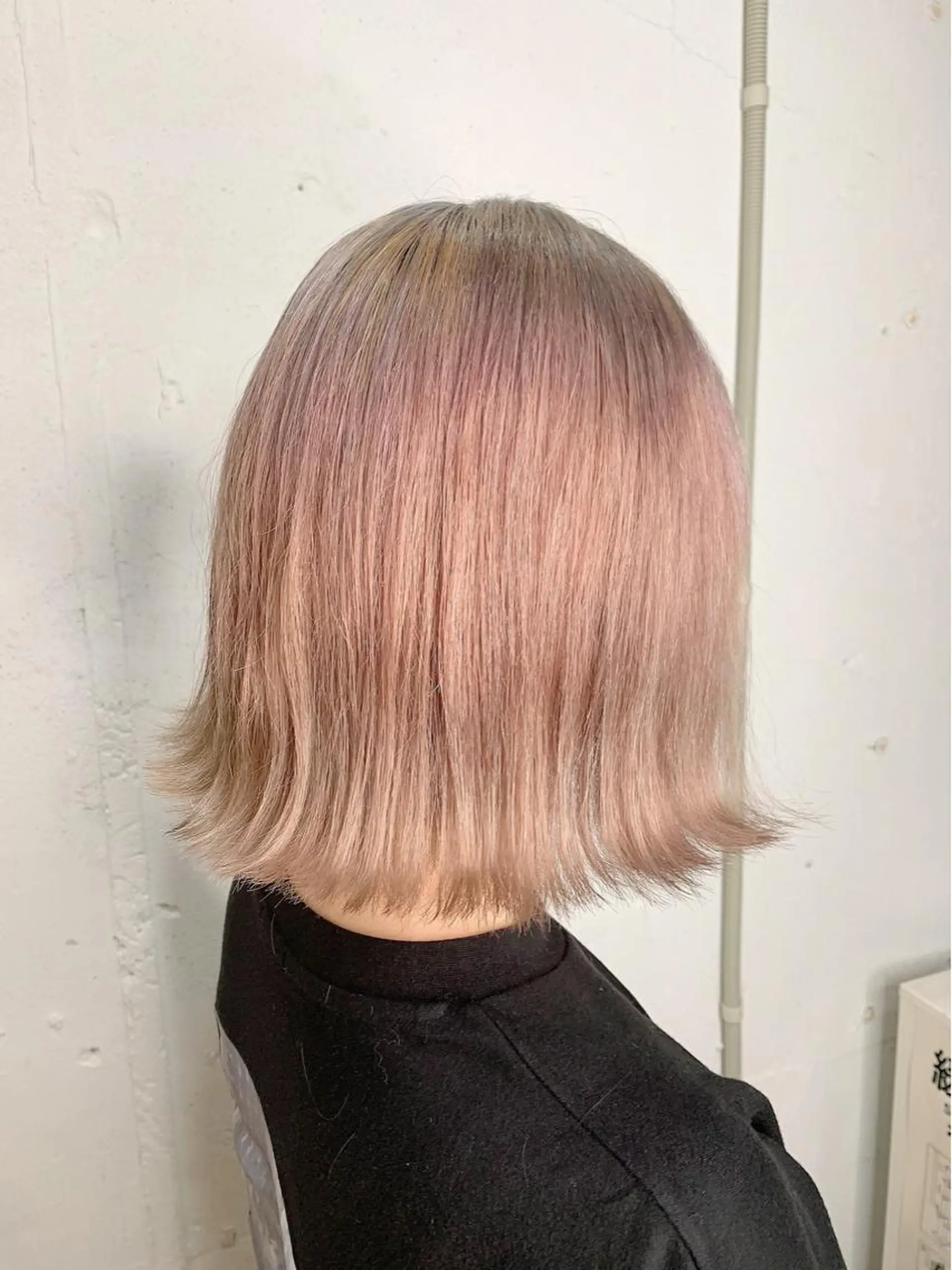 ミディアム カラー ベージュカラー ピンクカラー ピンクベージュ カット ヘアカラー トリートメント 💛丁寧さNo.🥇 🧸片山智裕💛のヘアスタイル