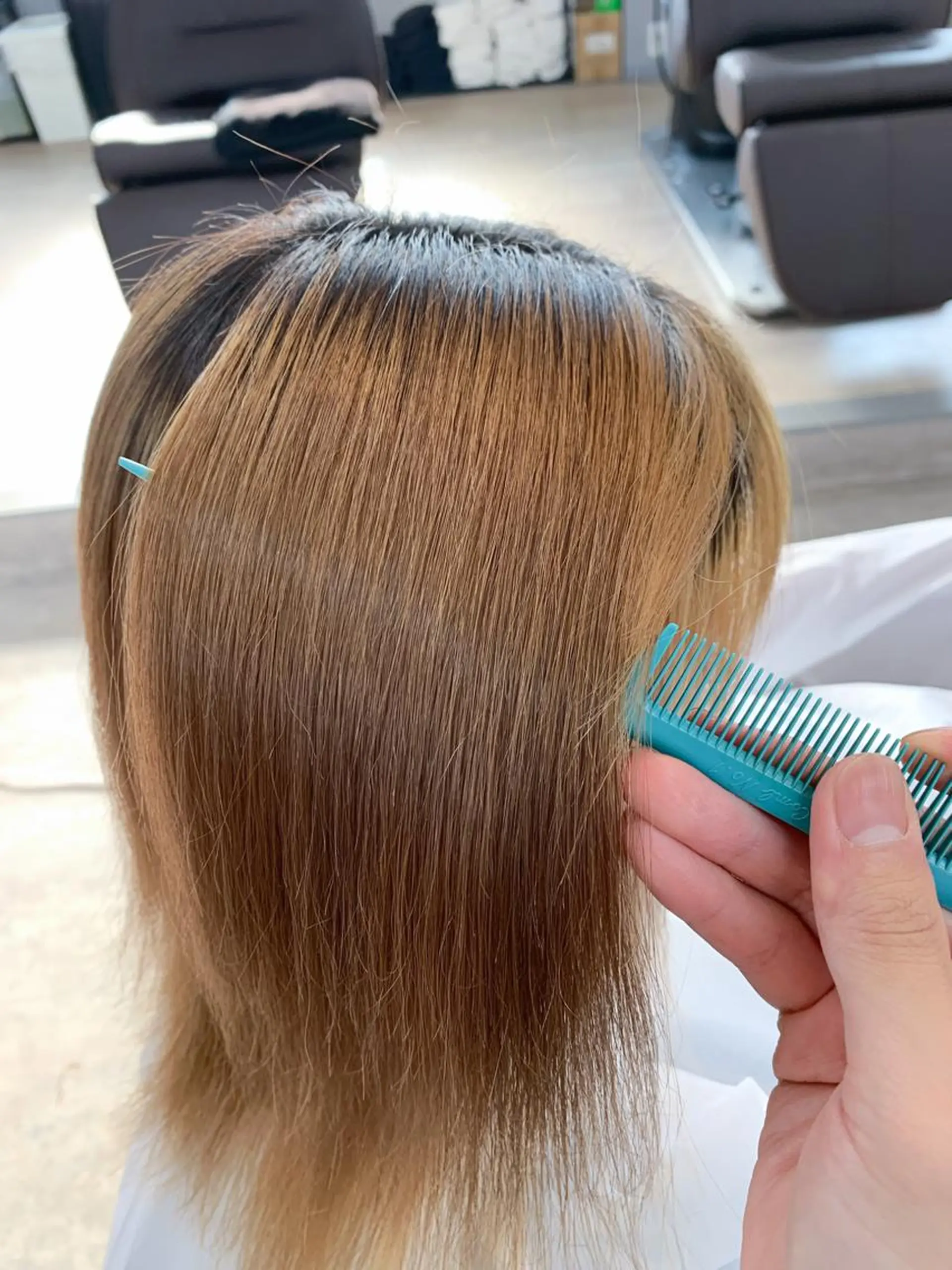 ミディアム カット 縮毛矯正 トリートメント 🥇近藤 恭輔🥇 Recharme新保のヘアスタイル