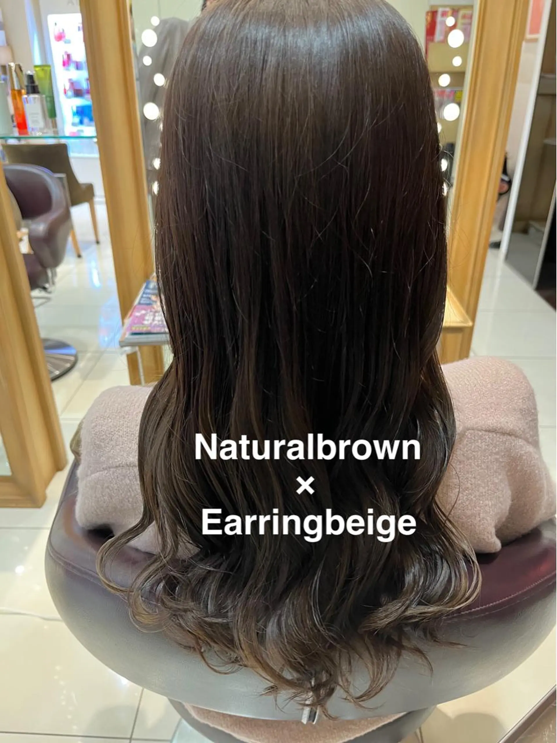 ロング カラー ベージュカラー ブリーチ ケアブリーチ イヤリングカラー なつな/ 透明感カラーのヘアスタイル