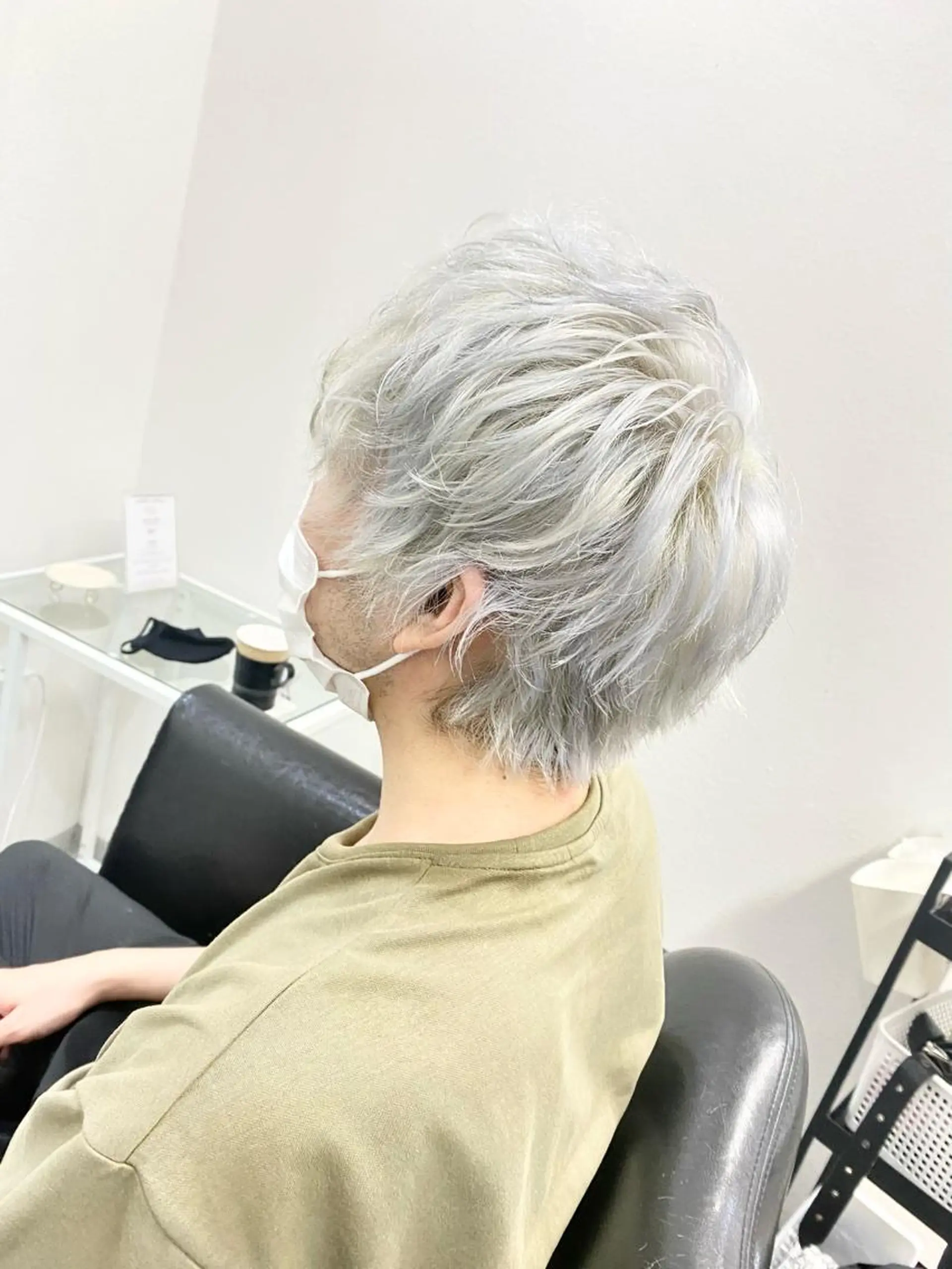 ショート カラー ブリーチ シルバー パーソナルカラー診断 ホワイトカラー美座尊のその他イメージ