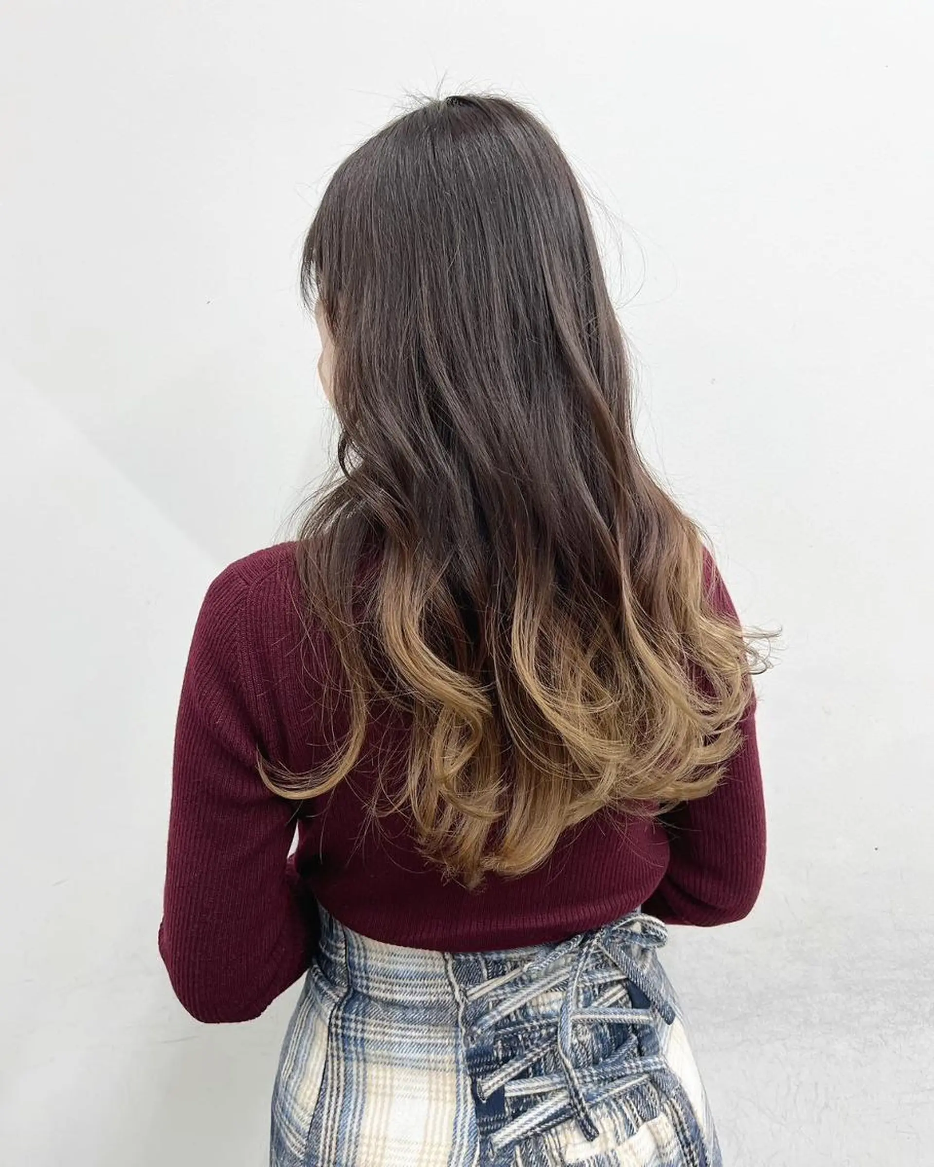 カラー アディクシーカラー バレイヤージュ ブリーチ ダブルカラー グラデーションカラー ヘアカラー トリートメント 【公式】amble luxe池袋東口🩷のヘアスタイル