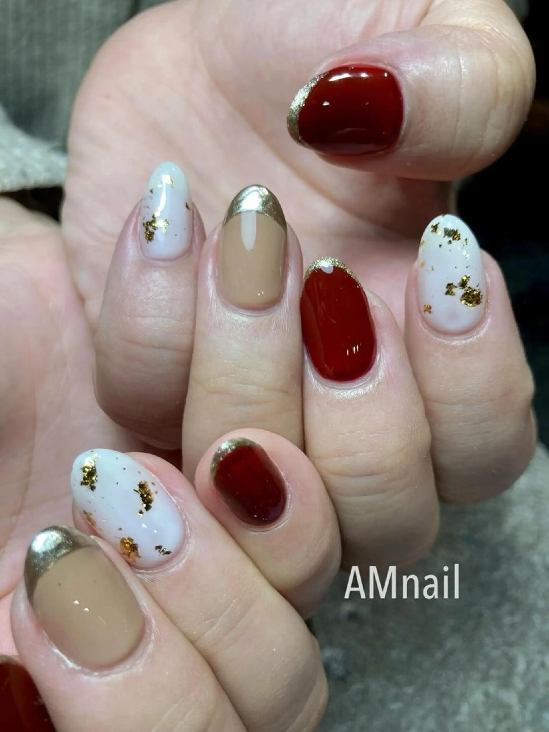 ネイル アートネイル 持ち込み ハンドネイル Am:nail 柏 SUE（スゥ）のネイルデザイン
