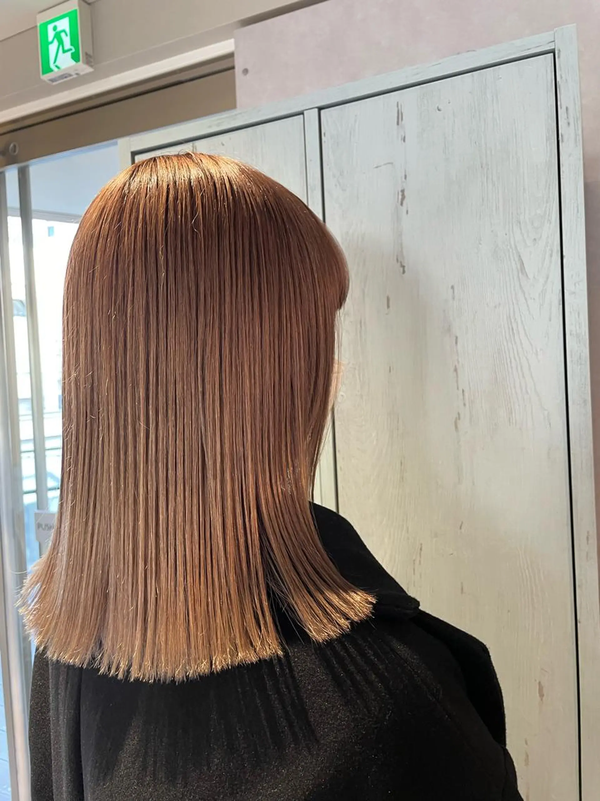 セミロング エギョモリ 外国人風カラー ハイライト 髪質改善 タンバルモリ ヘアカラー 韓国風/オシャレ /縮毛矯正/滝口琴未のヘアスタイル