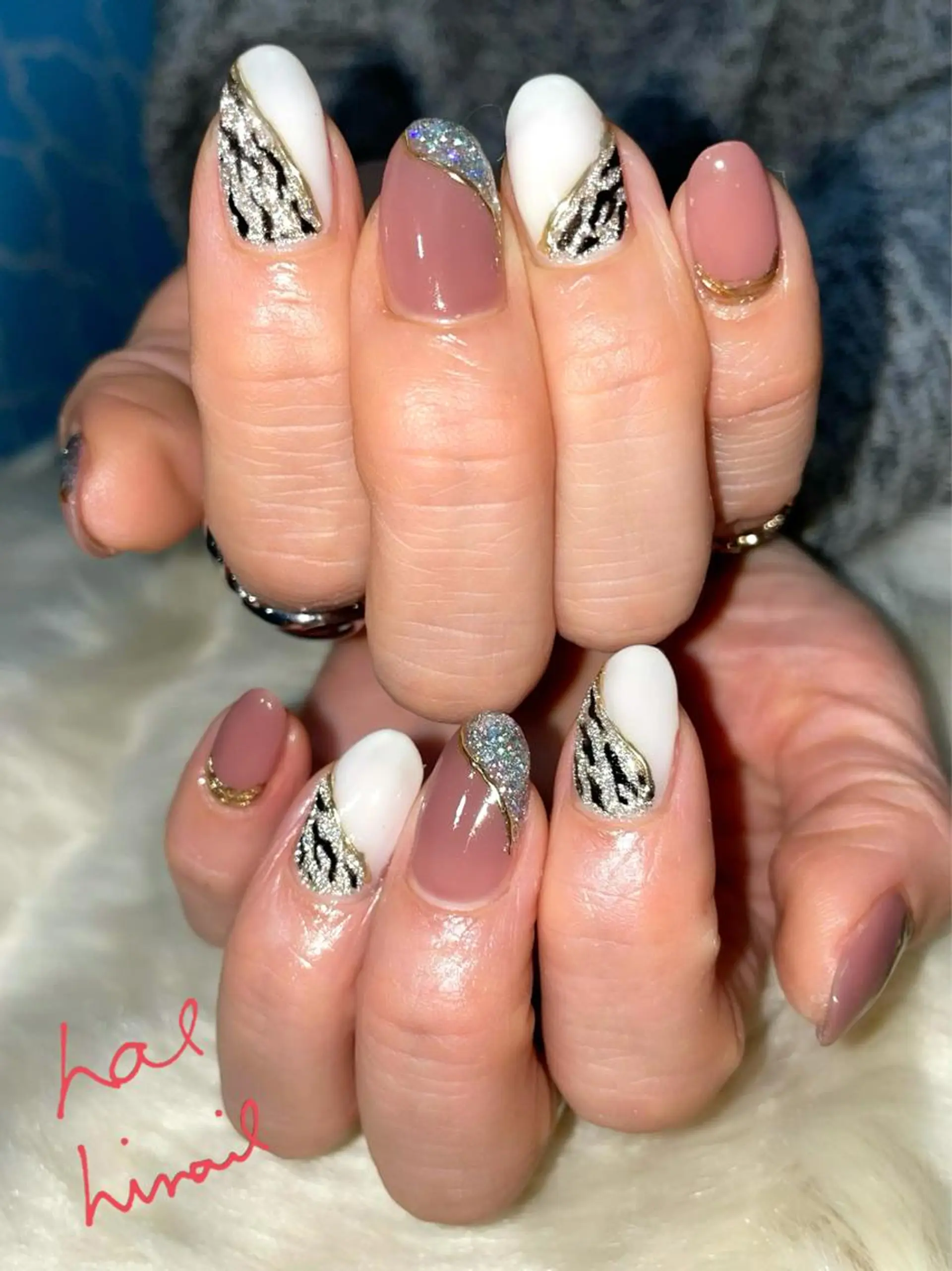 ネイル フラッシュネイル はるひな ねいるのネイルデザイン