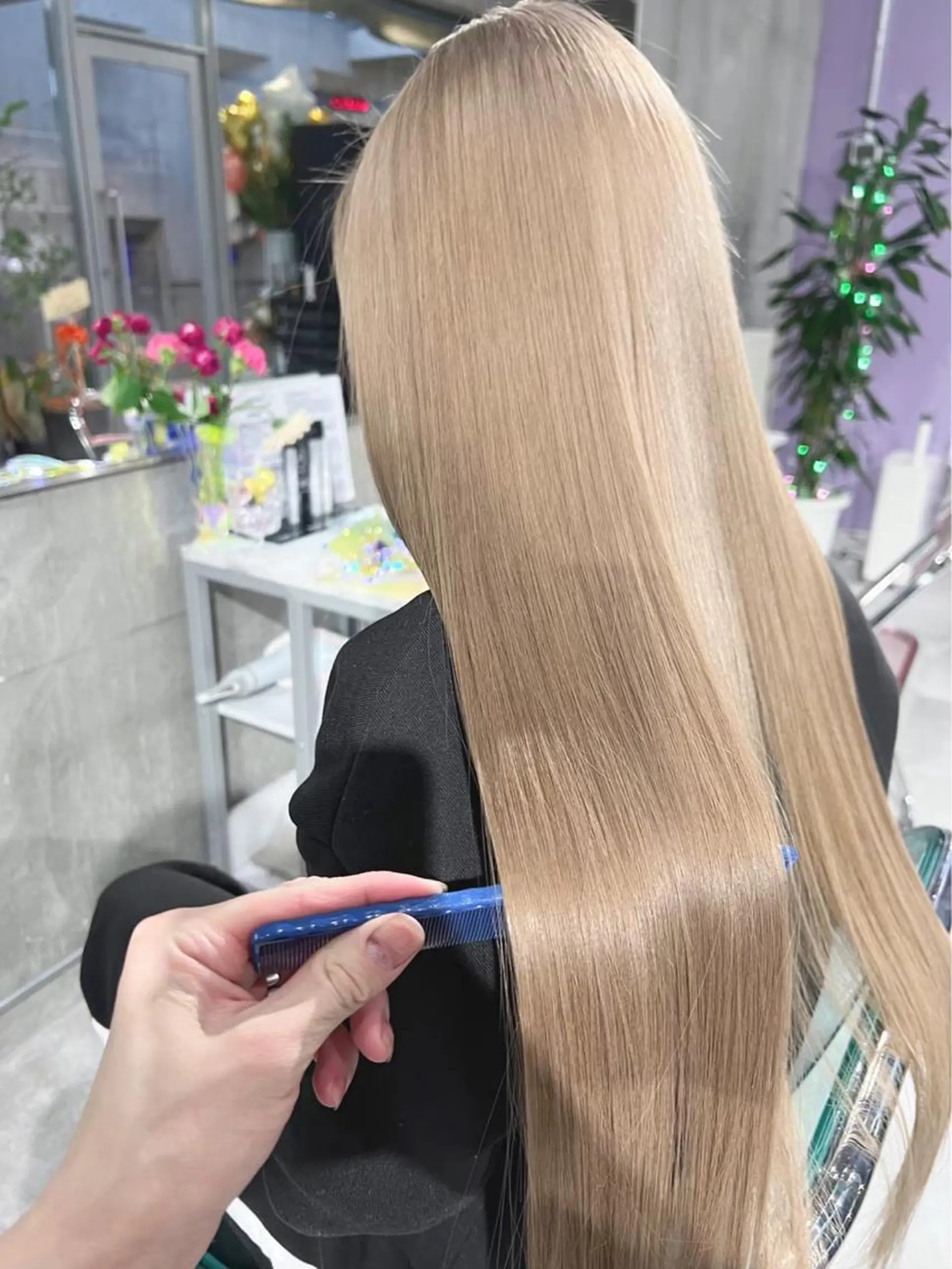 カラー ブリーチ 透明感カラー ハイトーンカラー トリートメント 複雑履歴修正/ keitoのヘアスタイル