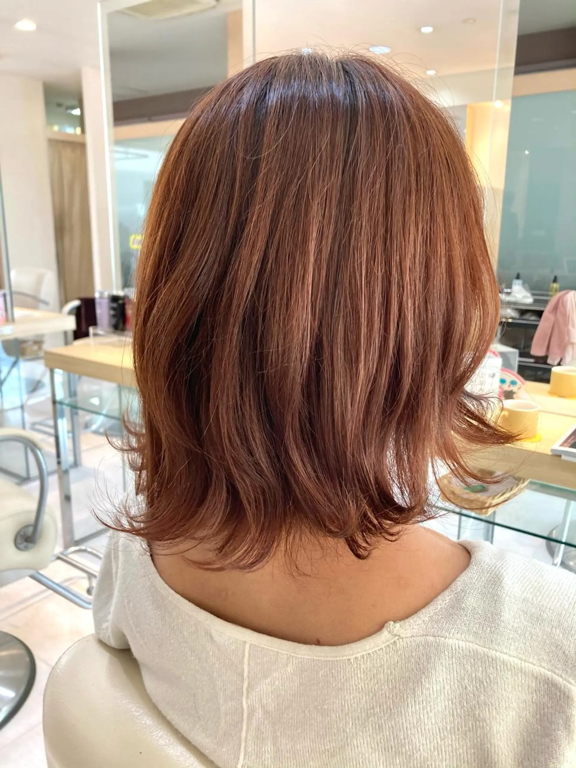 ミディアム カラー 後藤 瑞季のヘアスタイル