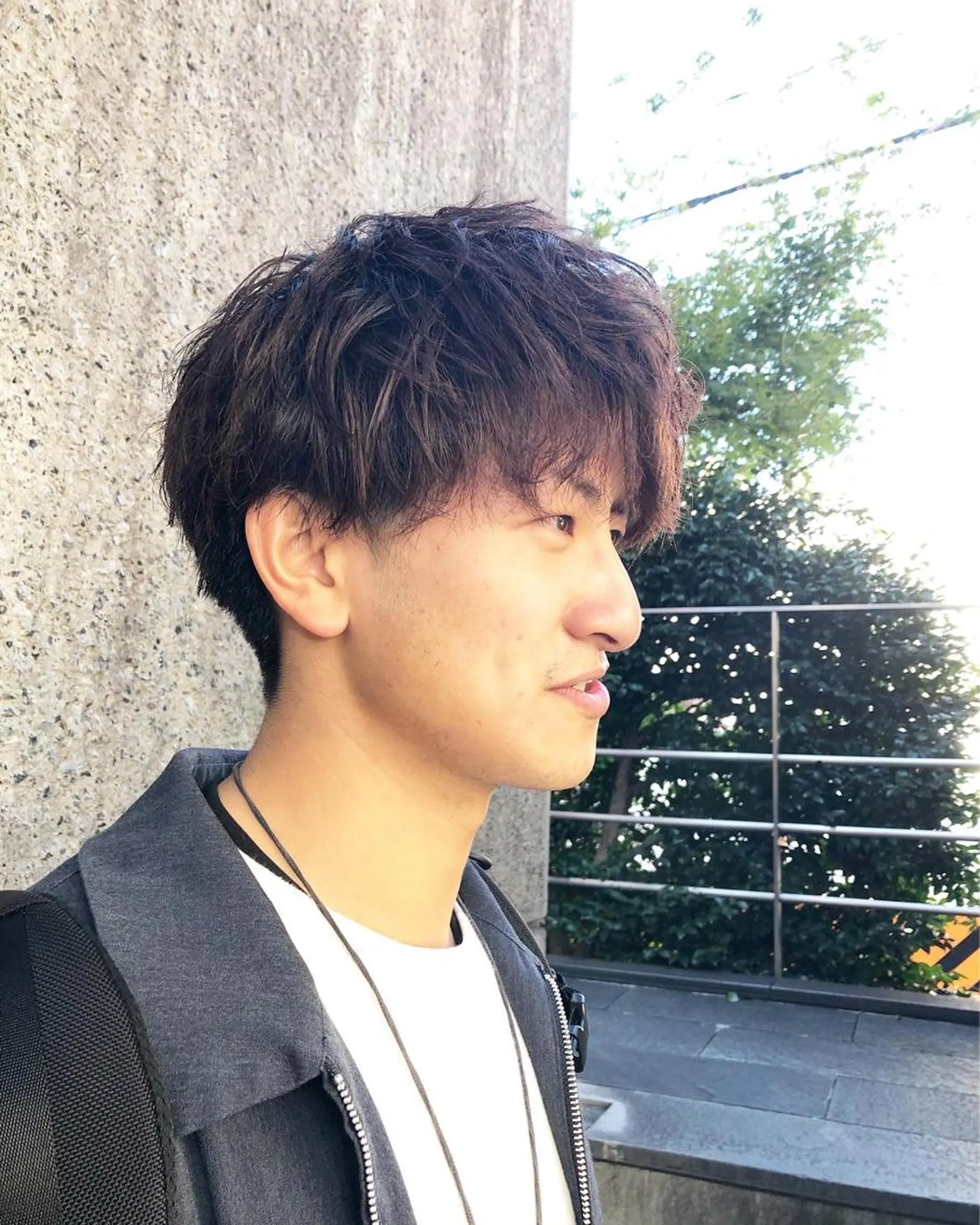 パーマ ヘアアレンジ メンズ カット パーマ トリートメント ヘアセット メンズ特化✂️栗原 侑也のヘアスタイル