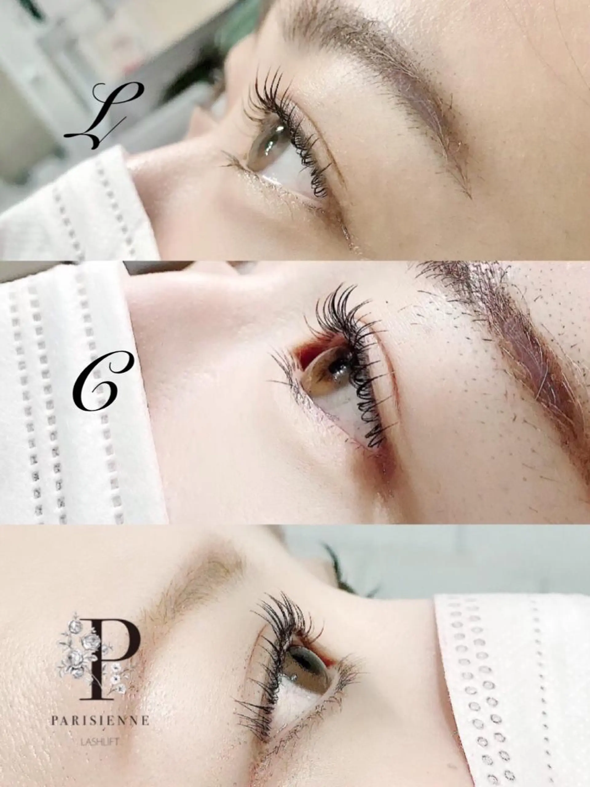 マツエク・マツパ Cカール Lカール パリジェンヌラッシュリフト マツパ eyelash presh yukaのマツエク・マツパデザイン