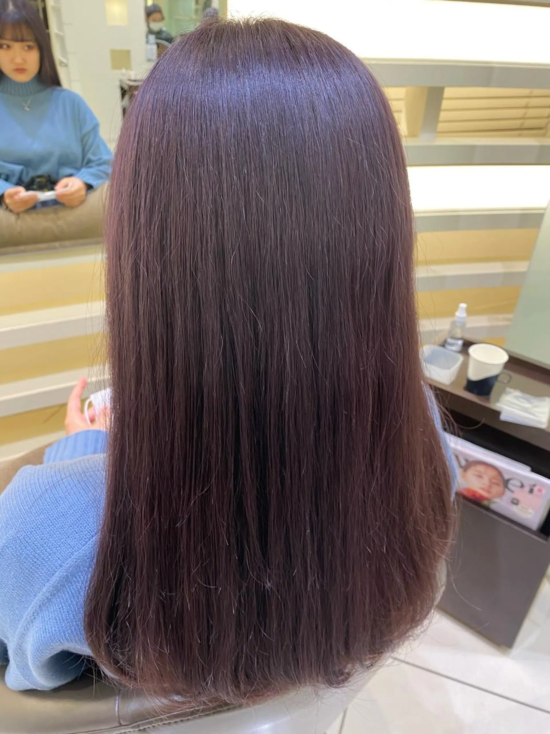 ロング カラー 銀座メンズ専門🖤 小島奈々のヘアスタイル