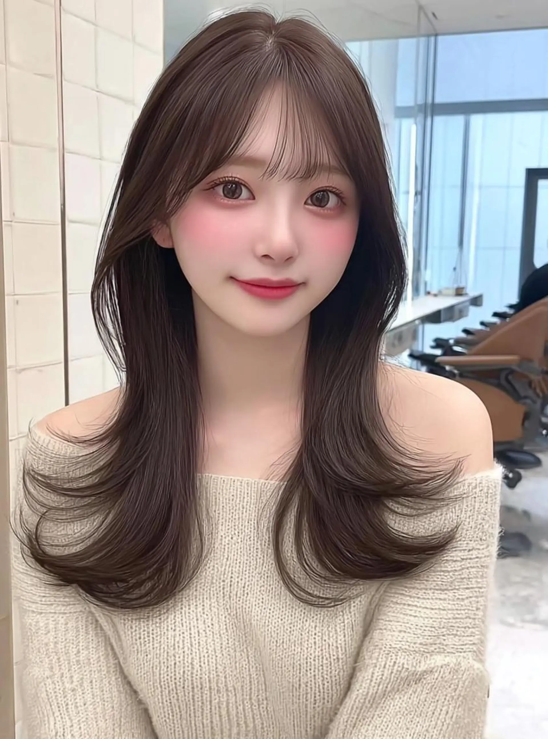 ロング 髪質改善 縮毛矯正 カット ヘアカラー トリートメント 美髪メニュー特化✨️ ひなののヘアスタイル