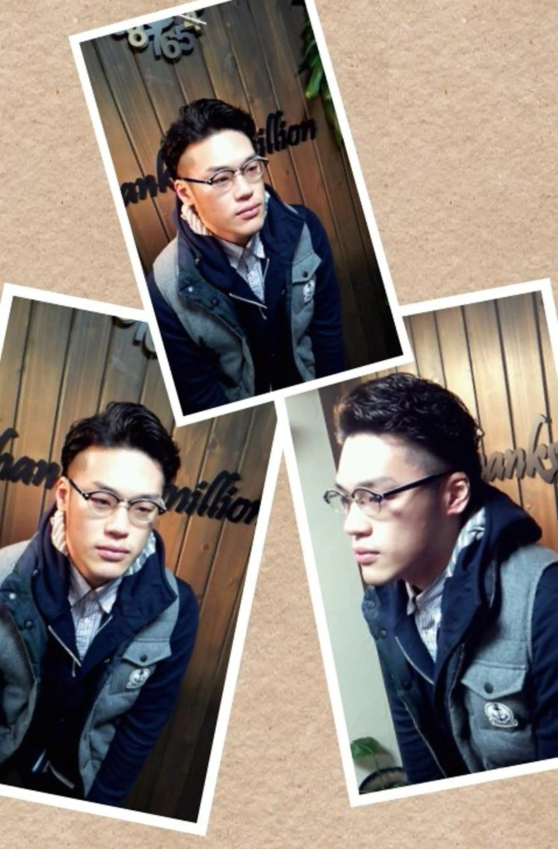 ショート メンズ カット 岡林 選のヘアスタイル