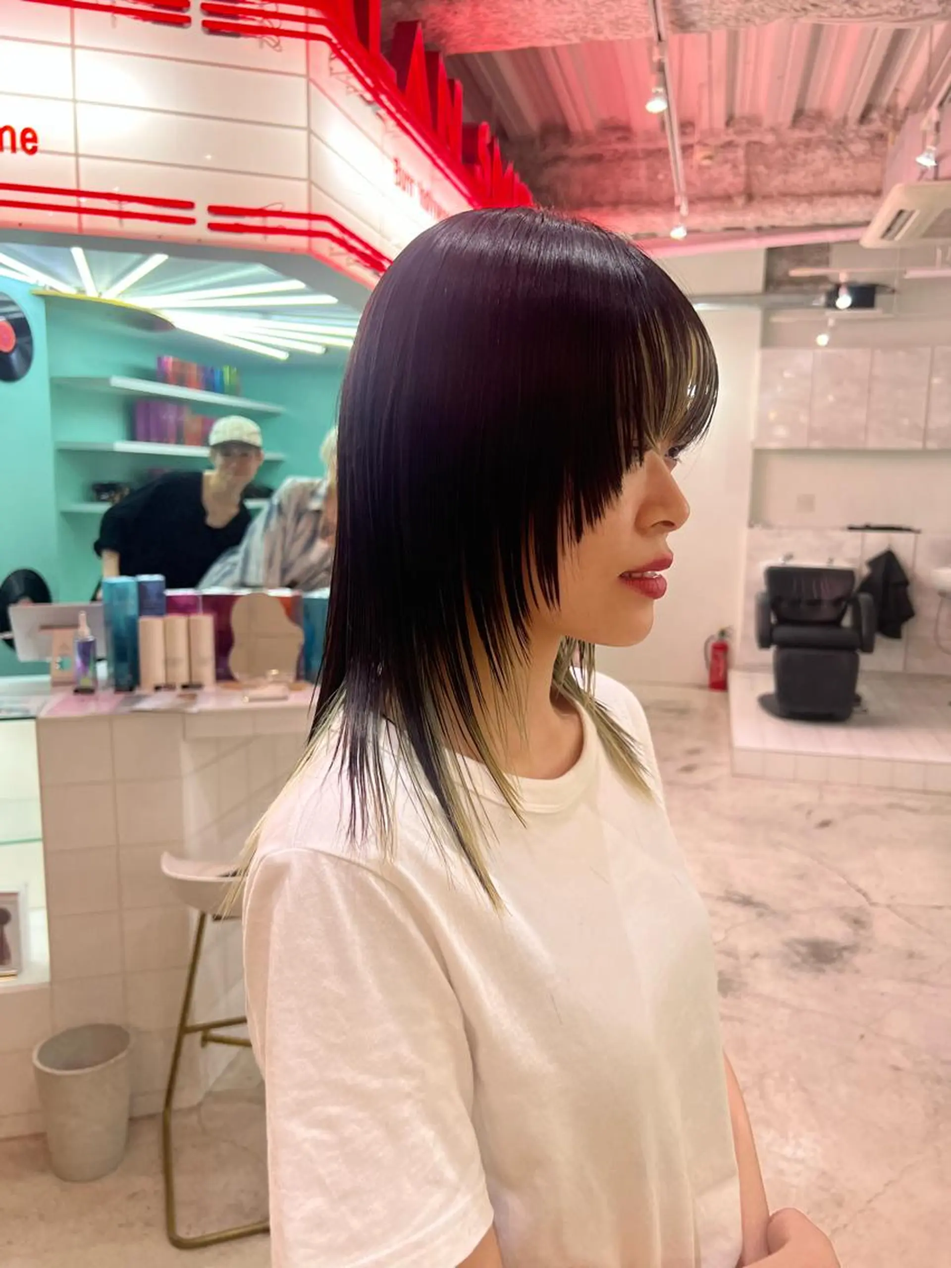 ミディアム 💥ウルフカット デザインあんな💥のヘアスタイル