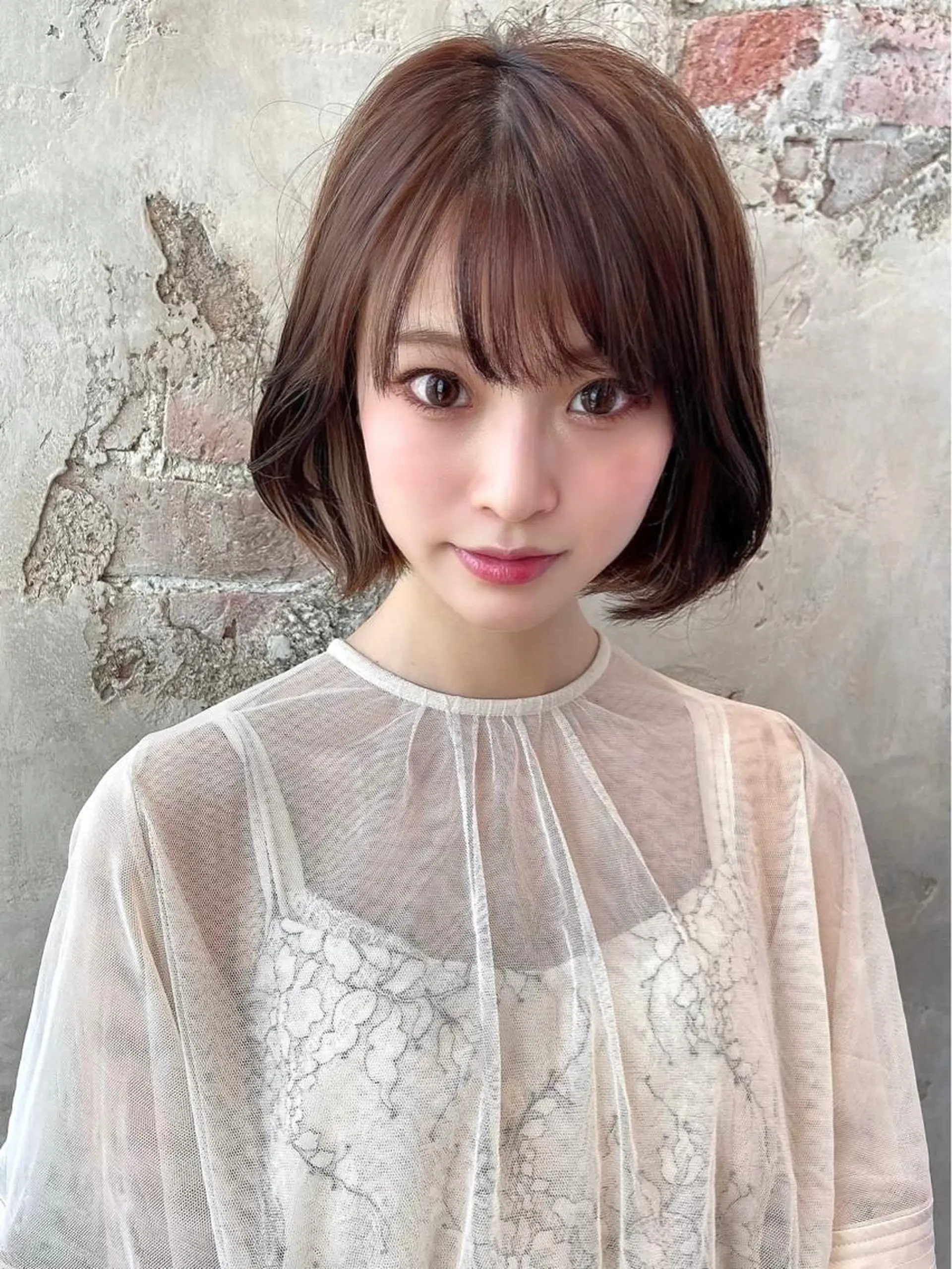 ショート パーマ ヘアアレンジ ボブ 韓国風ヘア 🌈小顔似合わせ SHIHO🌈のヘアスタイル