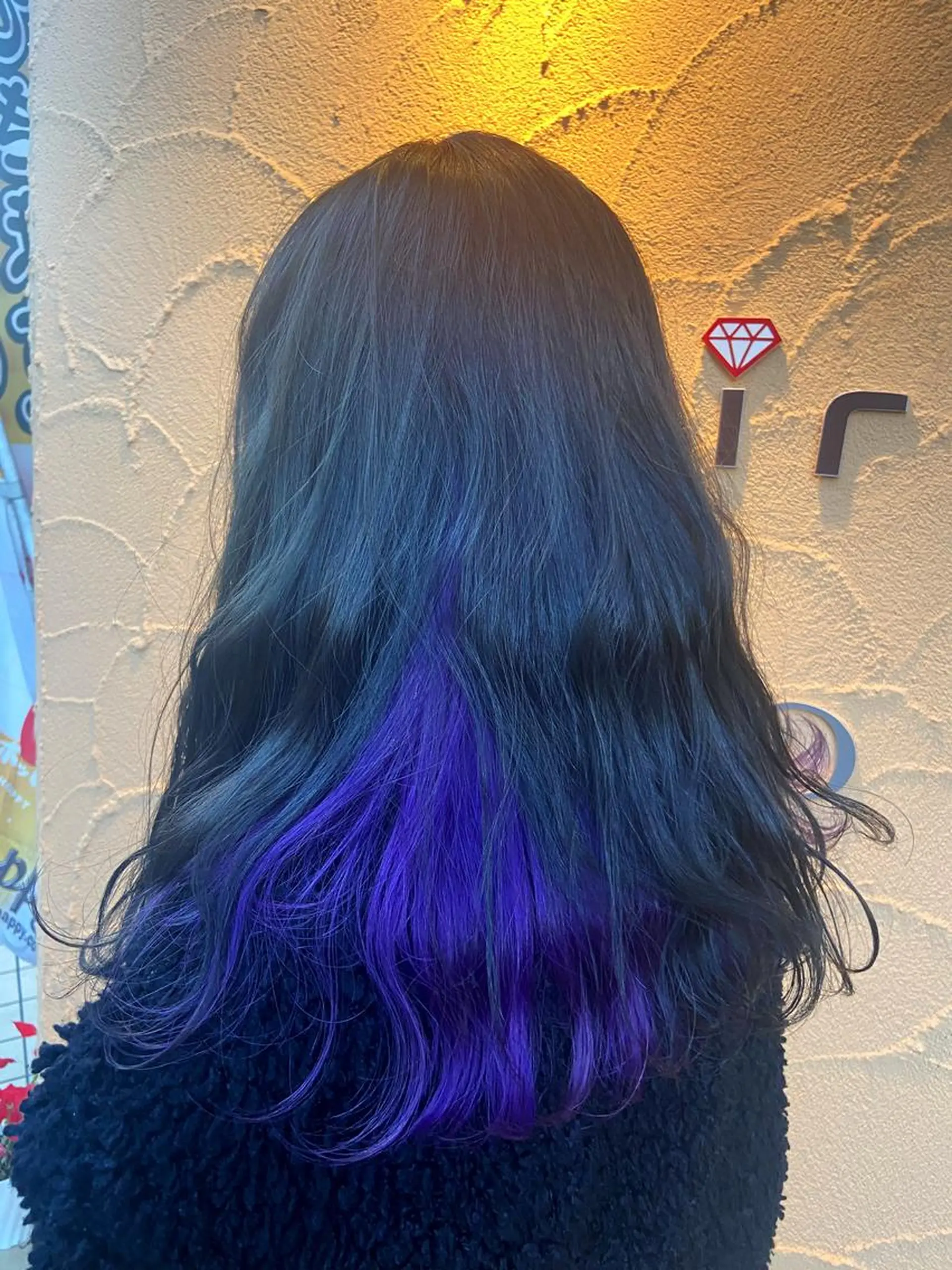 セミロング ヘアカラー トリートメント レイヤーカット🖤 SAYAのヘアスタイル