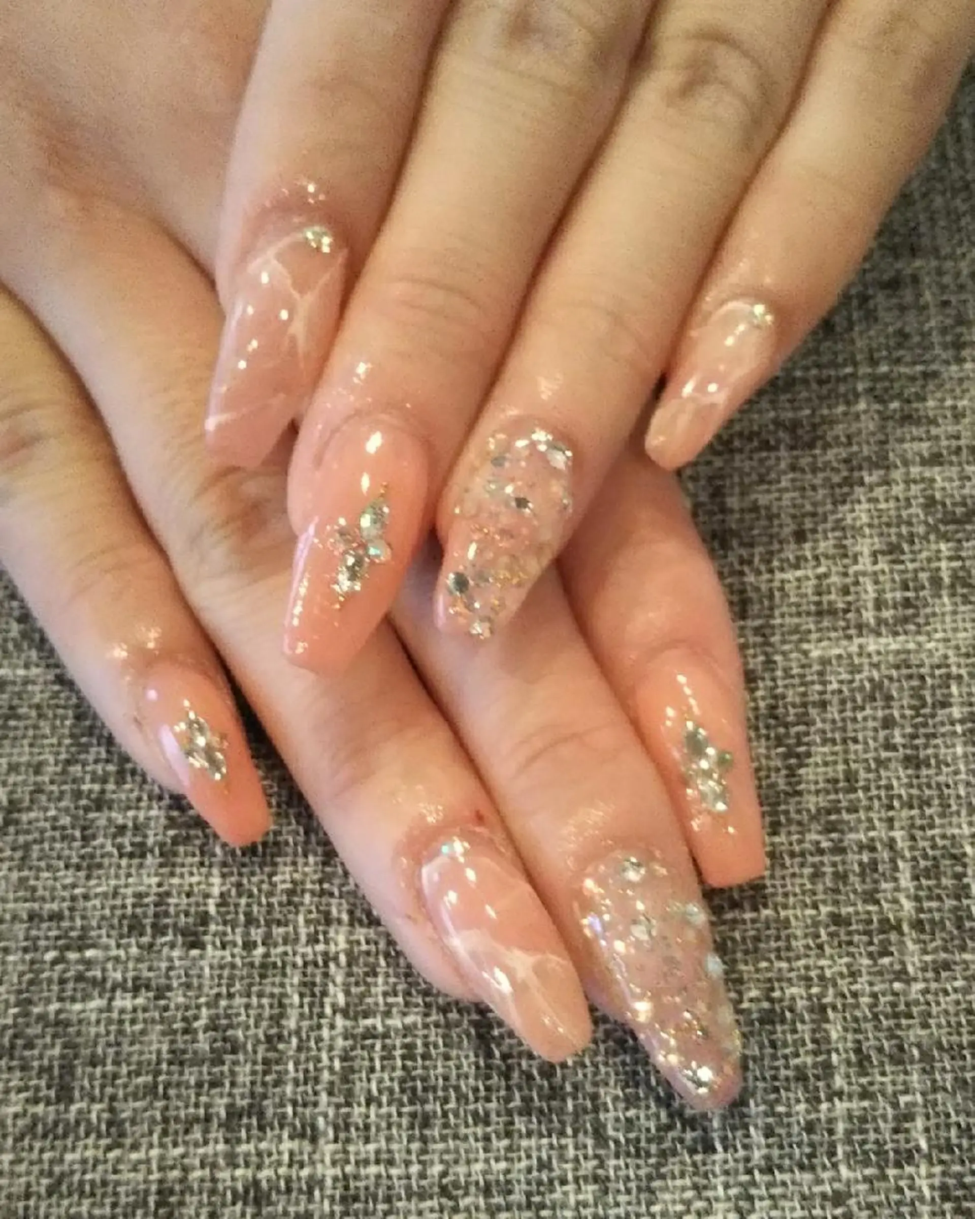 ネイル キラキラネイル ハンドネイル private salon mieのネイルデザイン