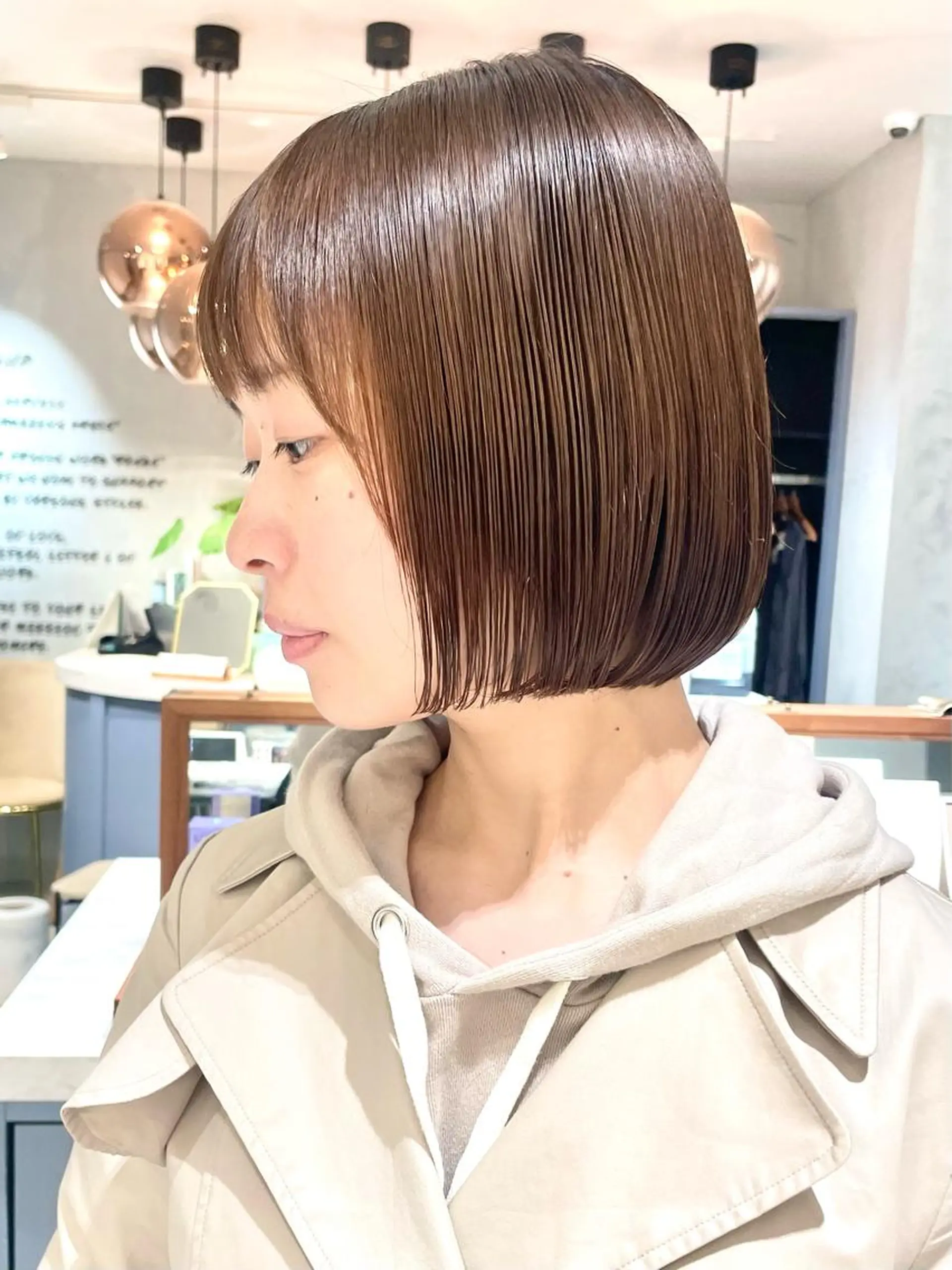 ショート カット ヘアカラー トリートメント ヘアセット 360°キレイな ショートカットのヘアスタイル