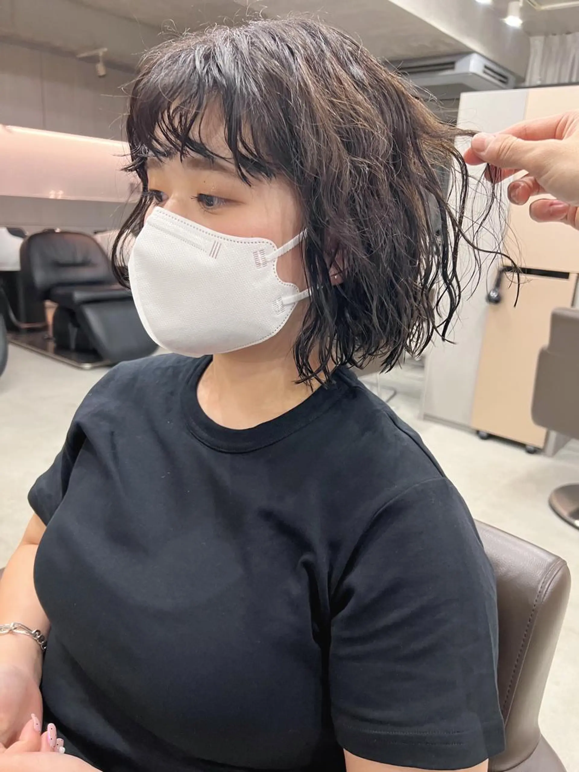 パーマ ボブパーマコテ巻き風 パーマNo1深江秀平のヘアスタイル
