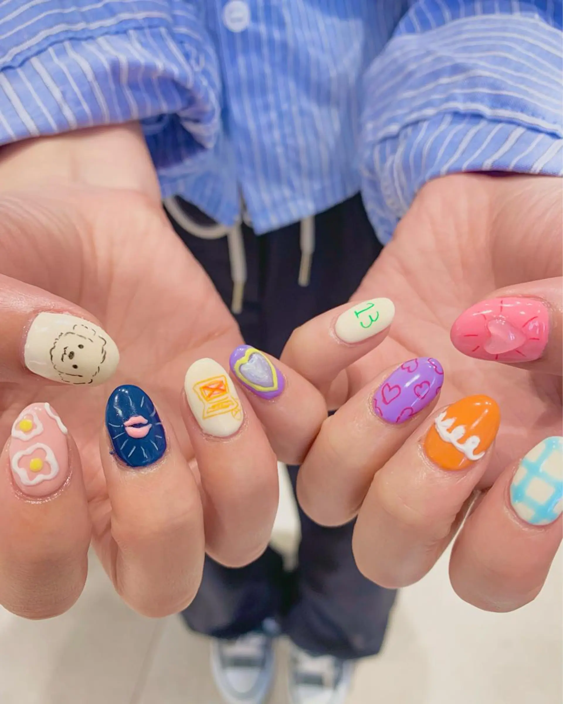 ネイル ぷっくりネイル ハンドネイル Kureha/ネイル トレンドヘアのネイルデザイン