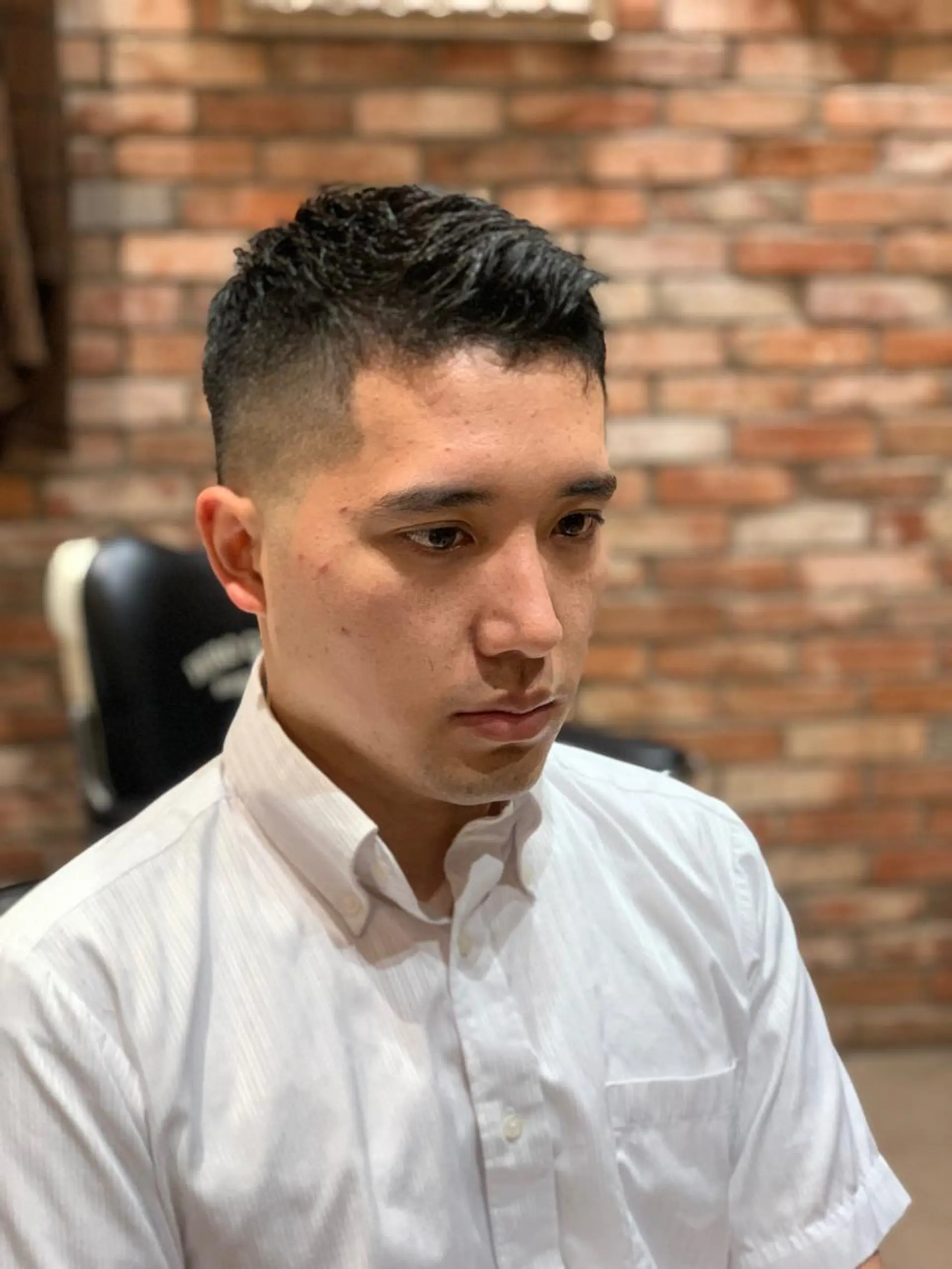 ショート HIROGINZAプレミアムバーバー赤坂店所属・田中 千恩のヘアスタイル