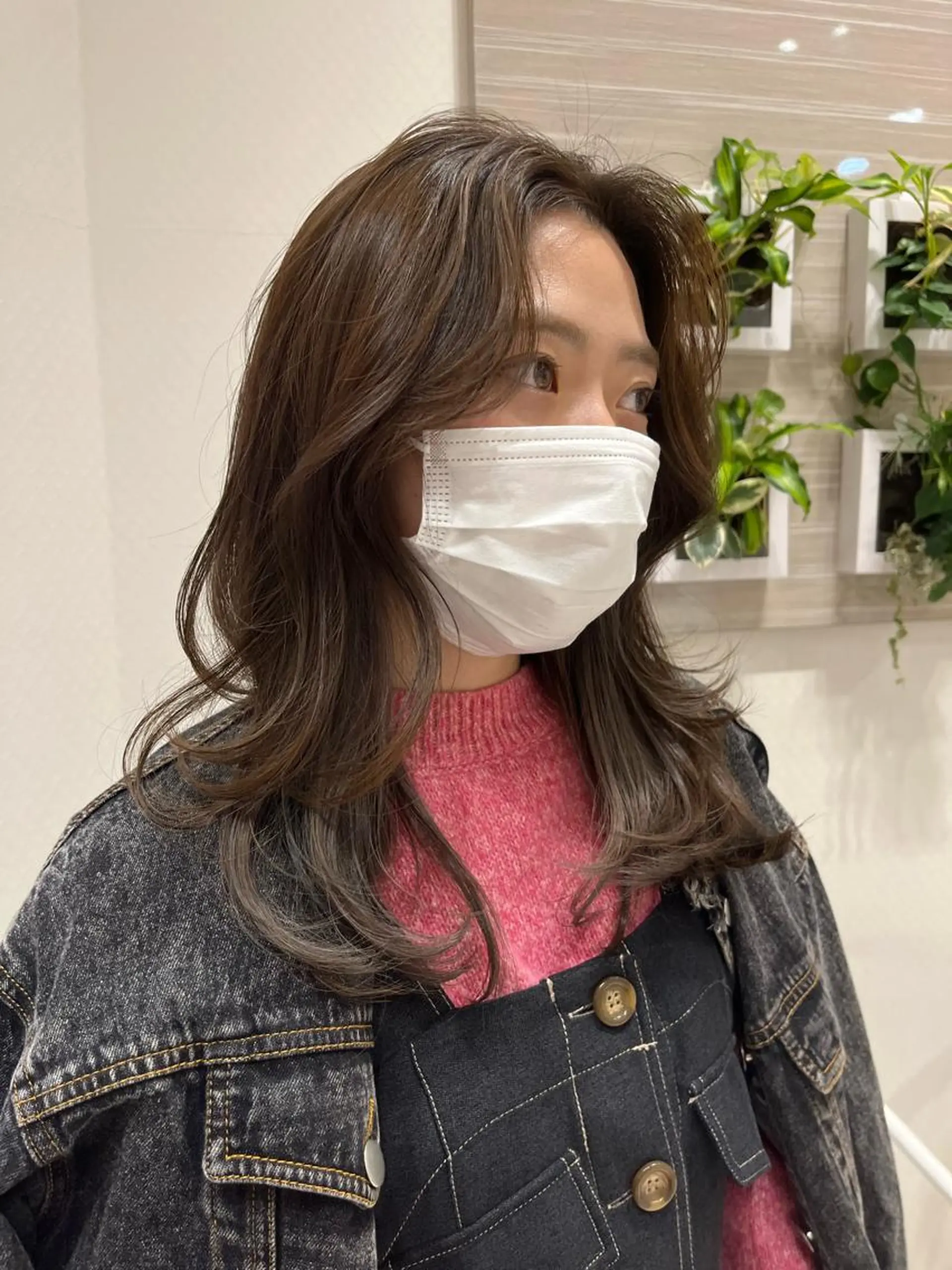 セミロング 福田 しずくのヘアスタイル